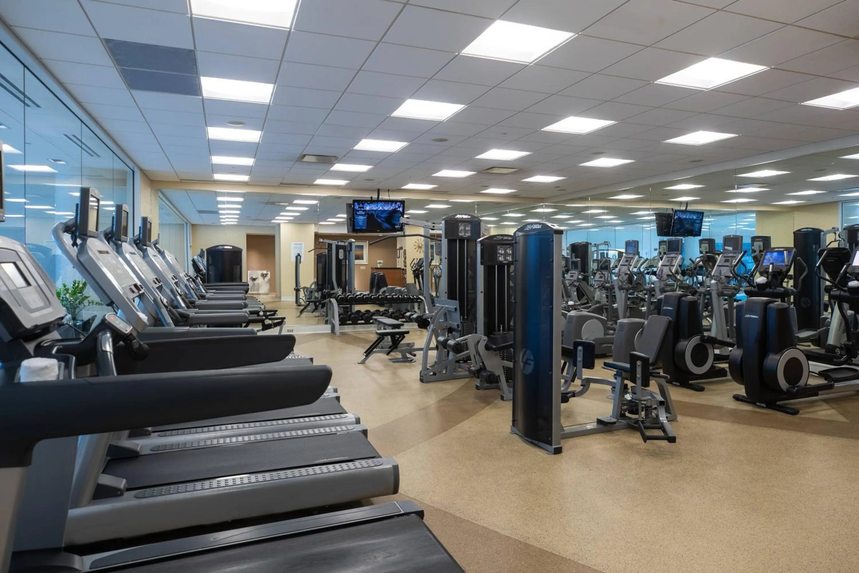 Fitness centre/facilities in Renaissance Schaumburg Convention Center Hotel