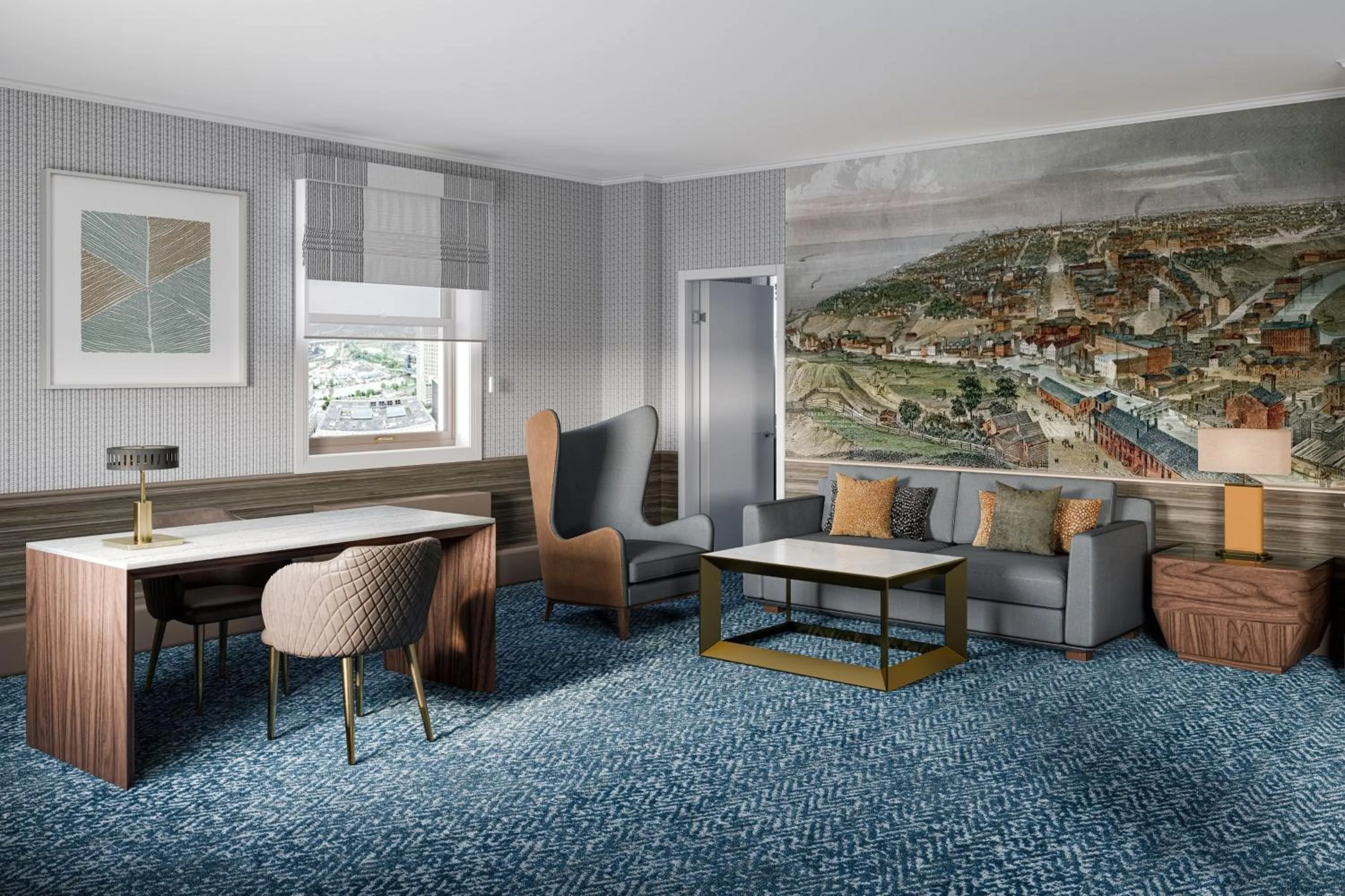 Bedroom in Hotel Cleveland Autograph Collection