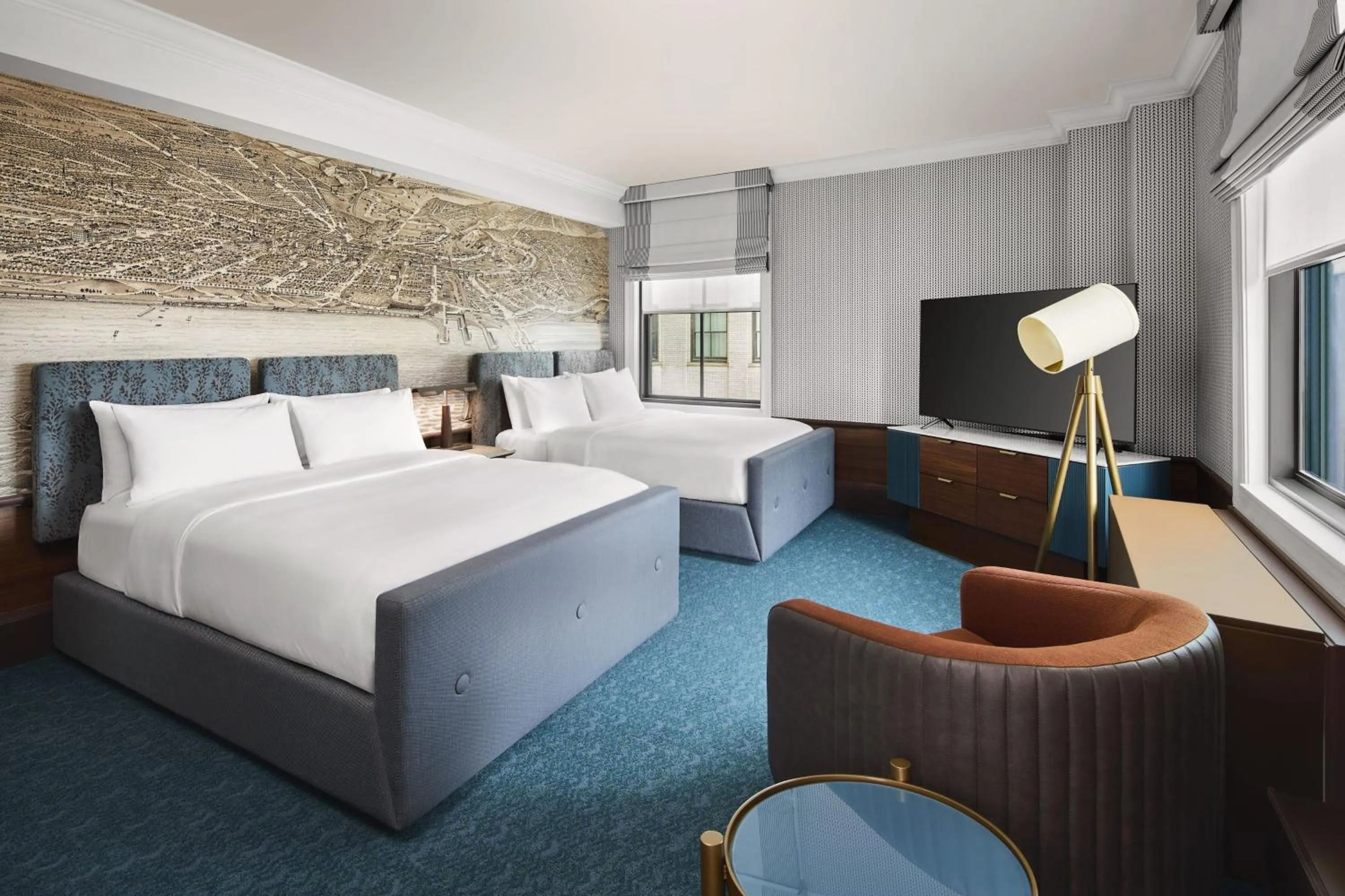 Bedroom, Bed in Hotel Cleveland Autograph Collection