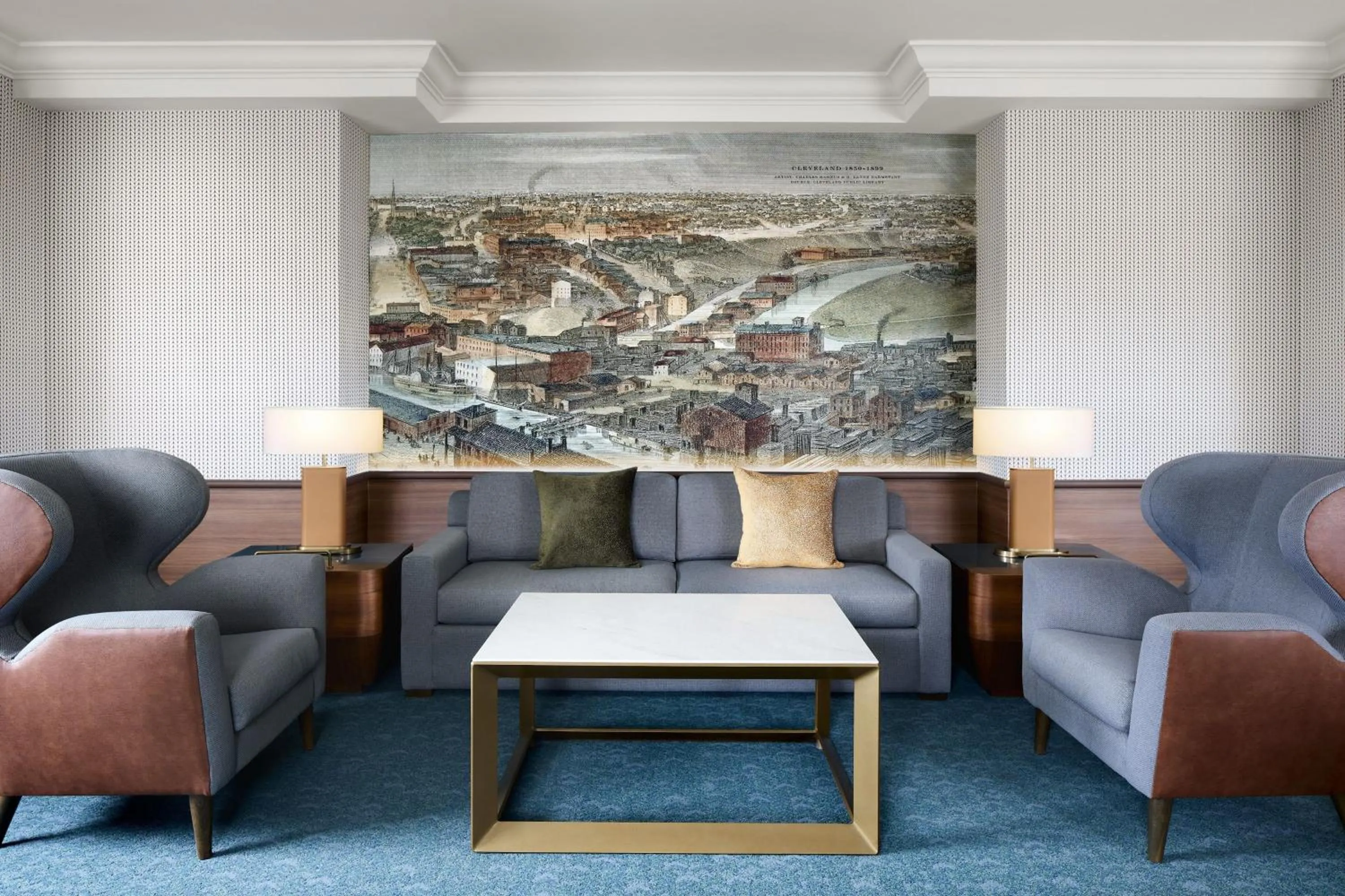 Bedroom in Hotel Cleveland Autograph Collection