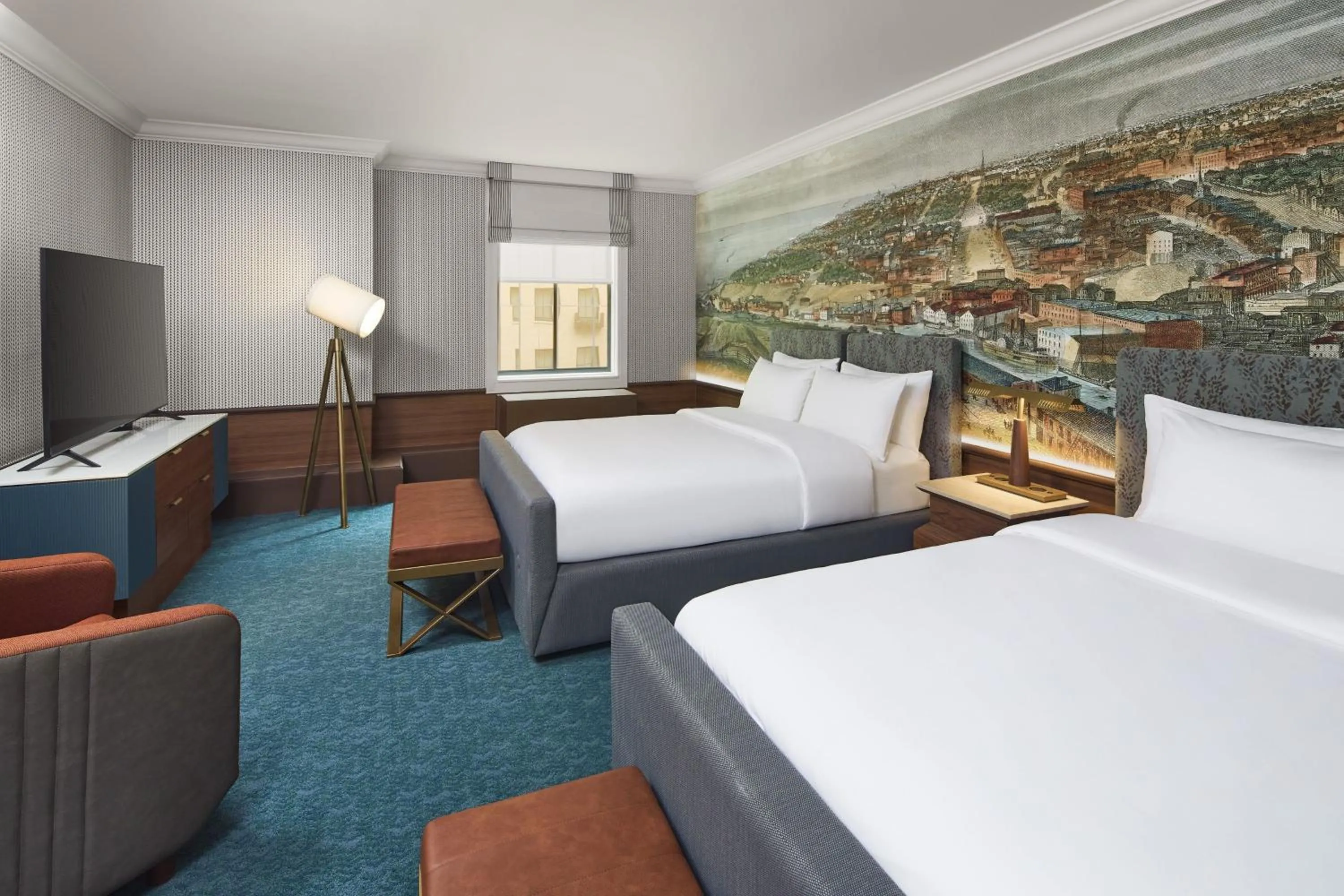 Bedroom, Bed in Hotel Cleveland Autograph Collection