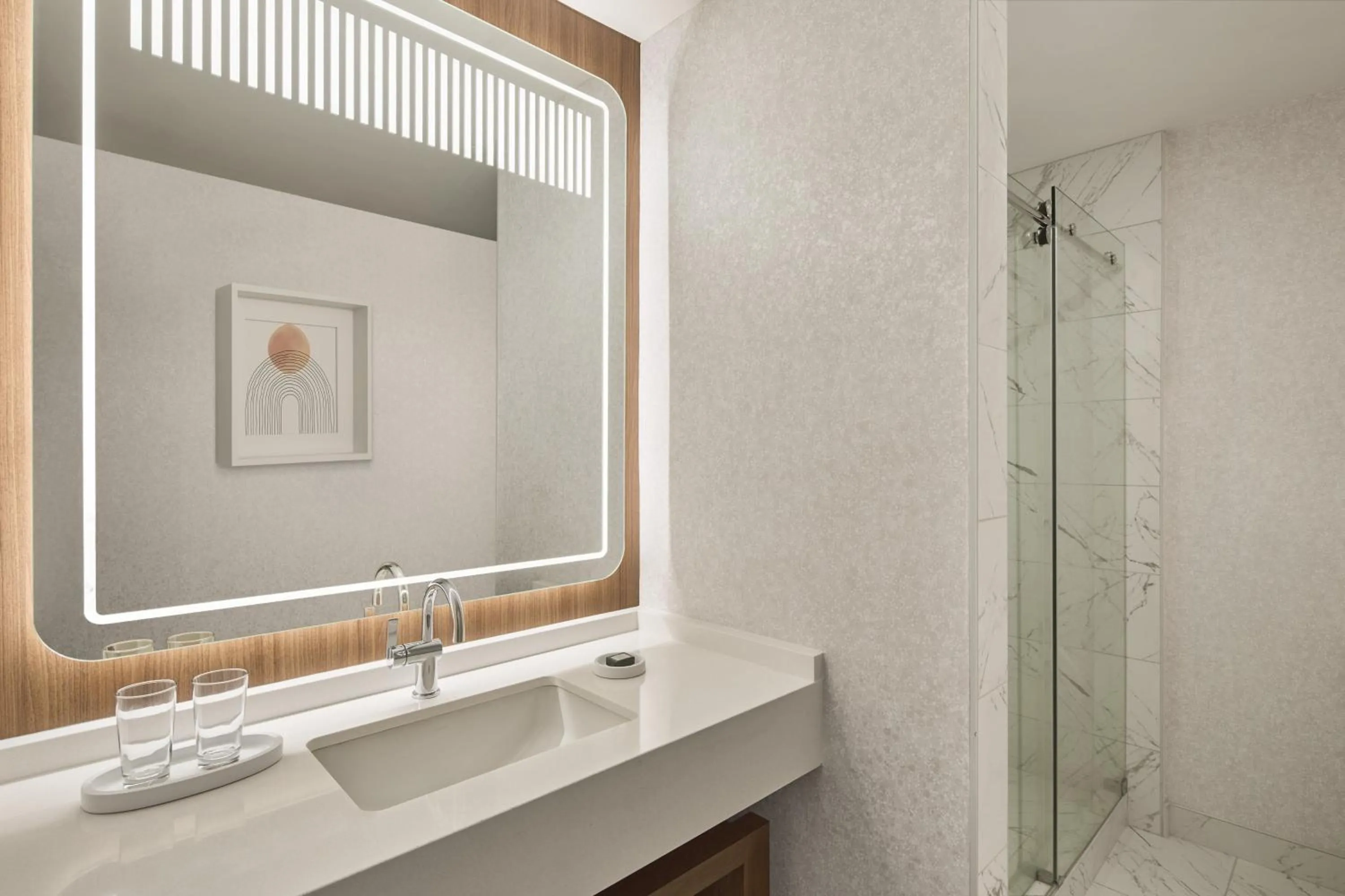 Bathroom in Hotel Cleveland Autograph Collection