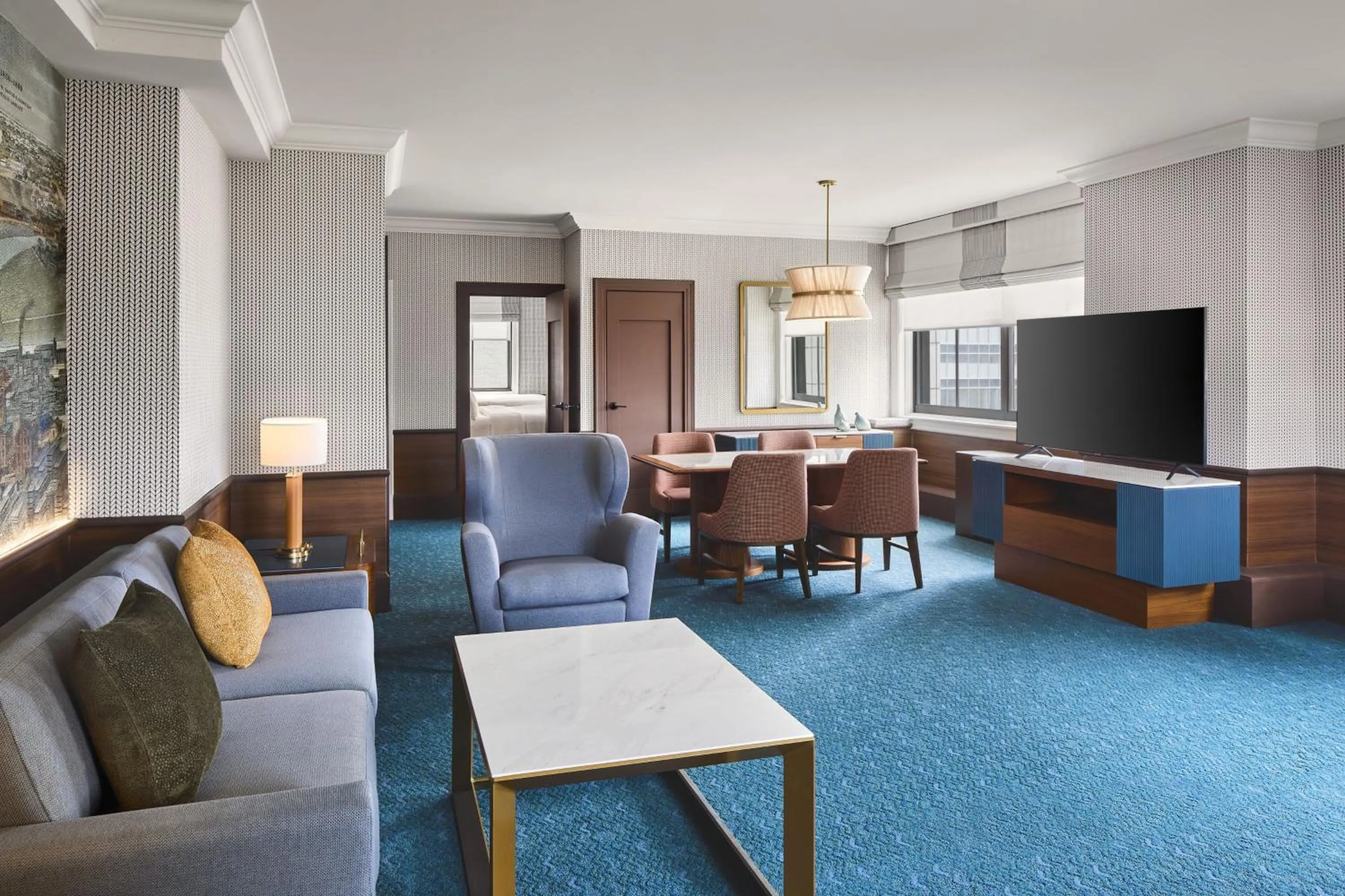 Bedroom in Hotel Cleveland Autograph Collection