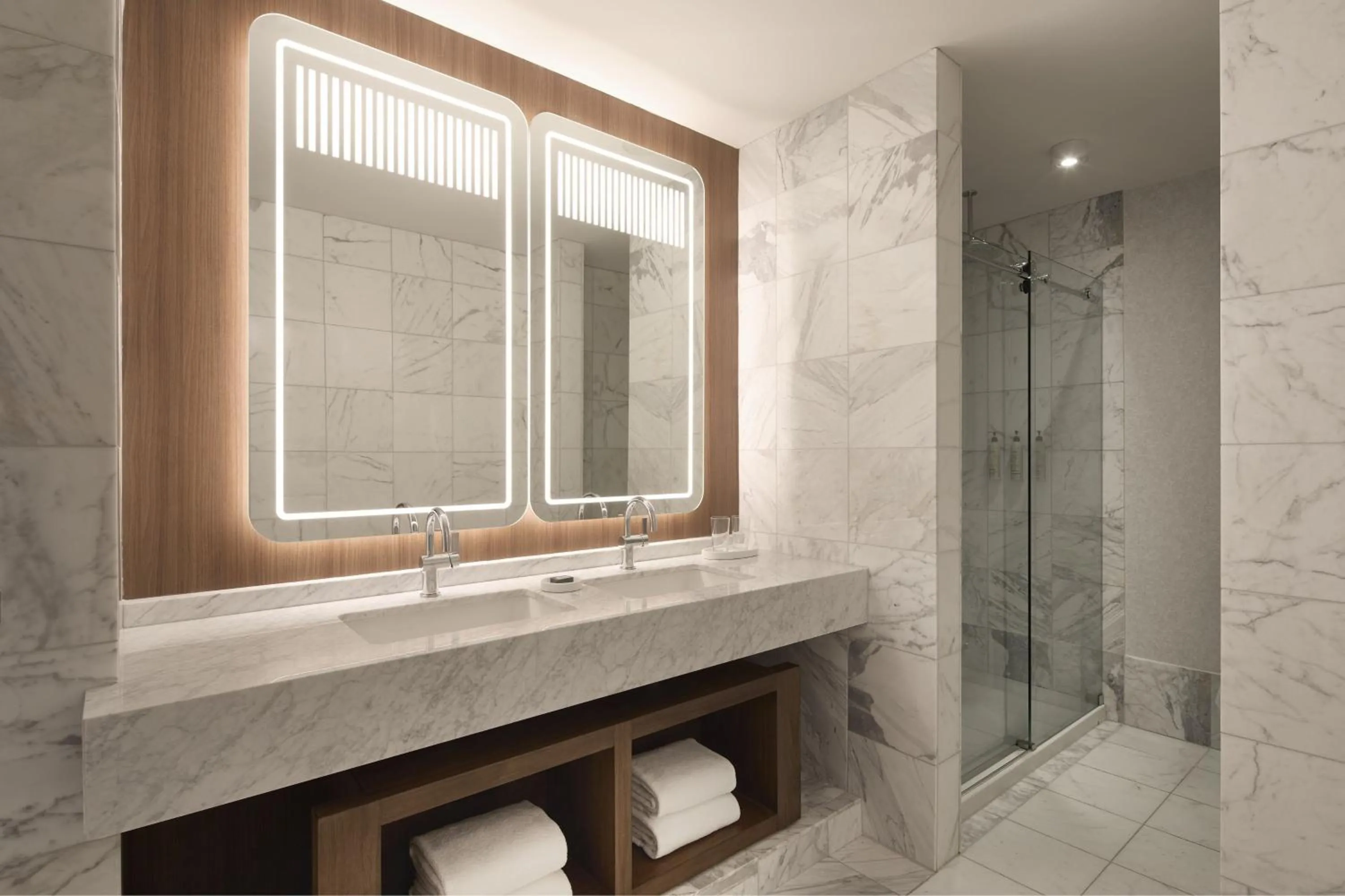 Bathroom in Hotel Cleveland Autograph Collection