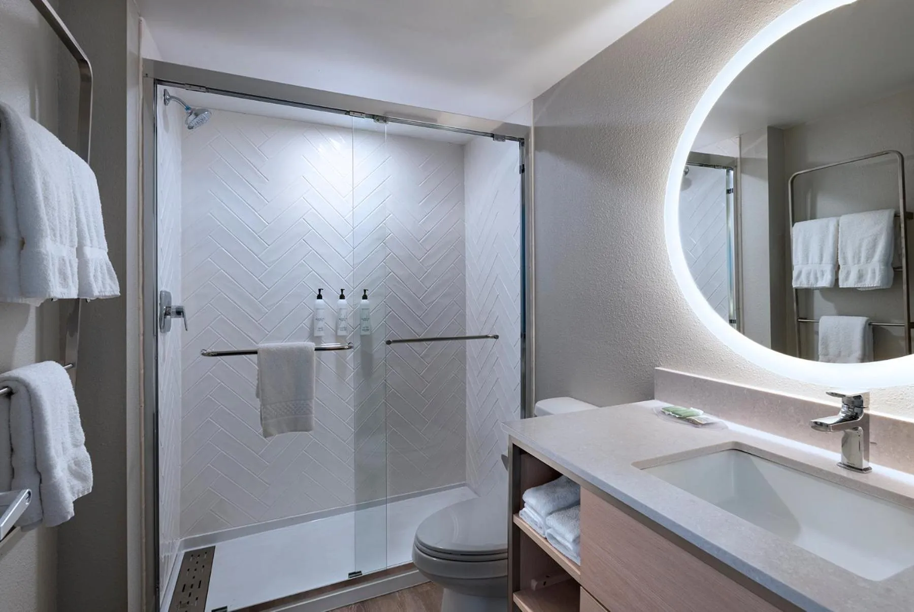 Shower in TownePlace Suites by Marriott College Station