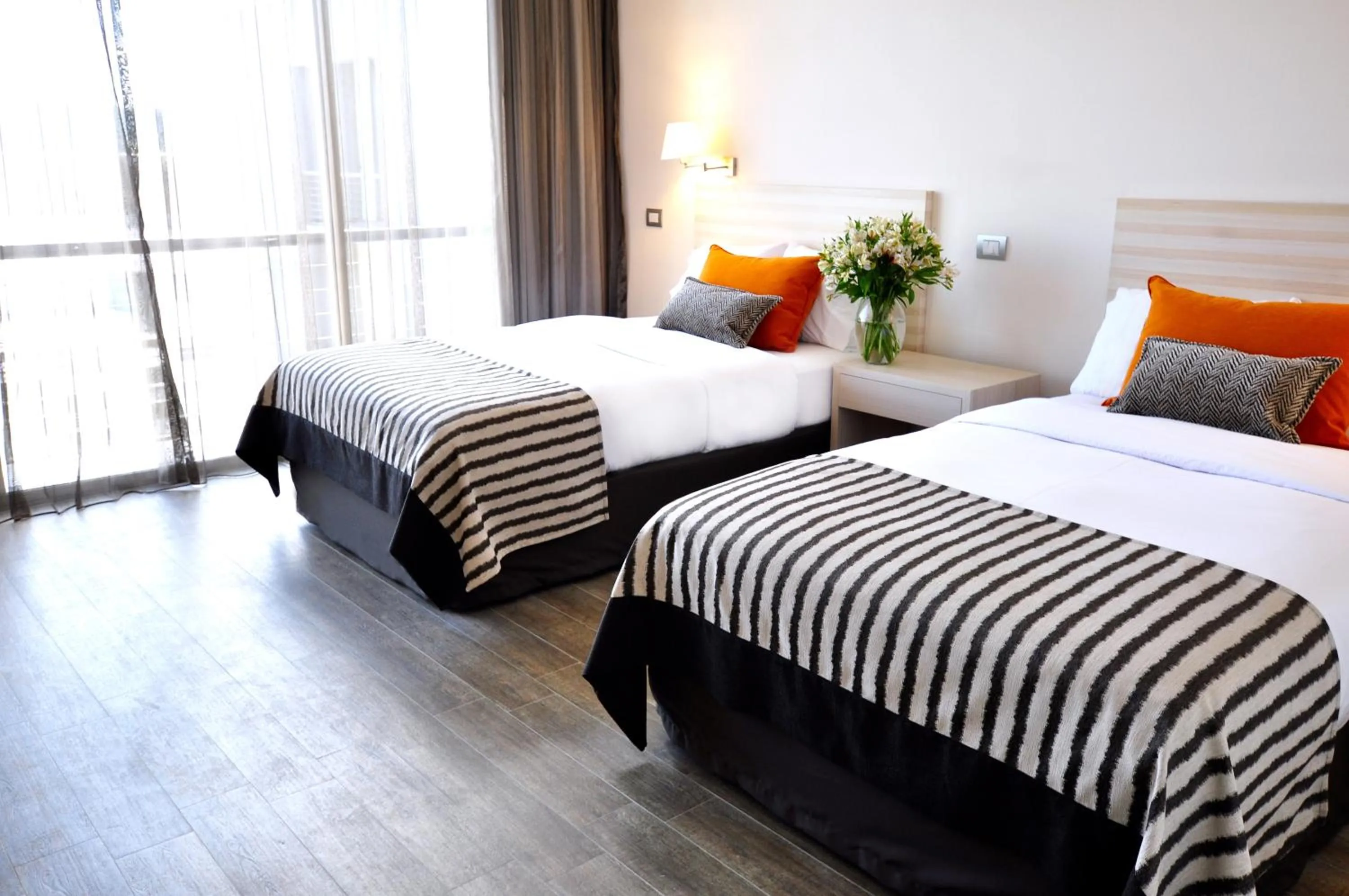 Bed in Hotel Casino Talca