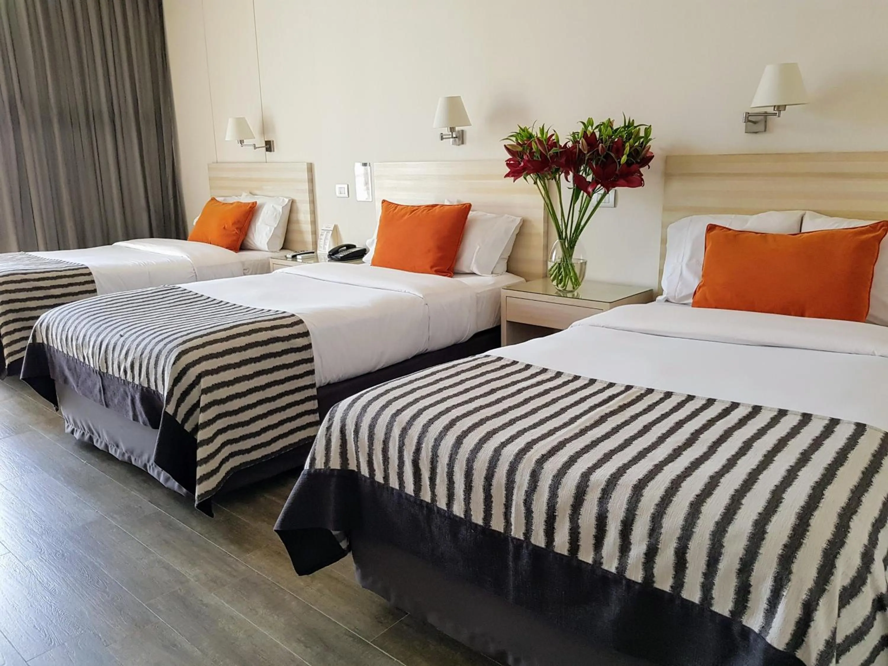 Bed in Hotel Casino Talca