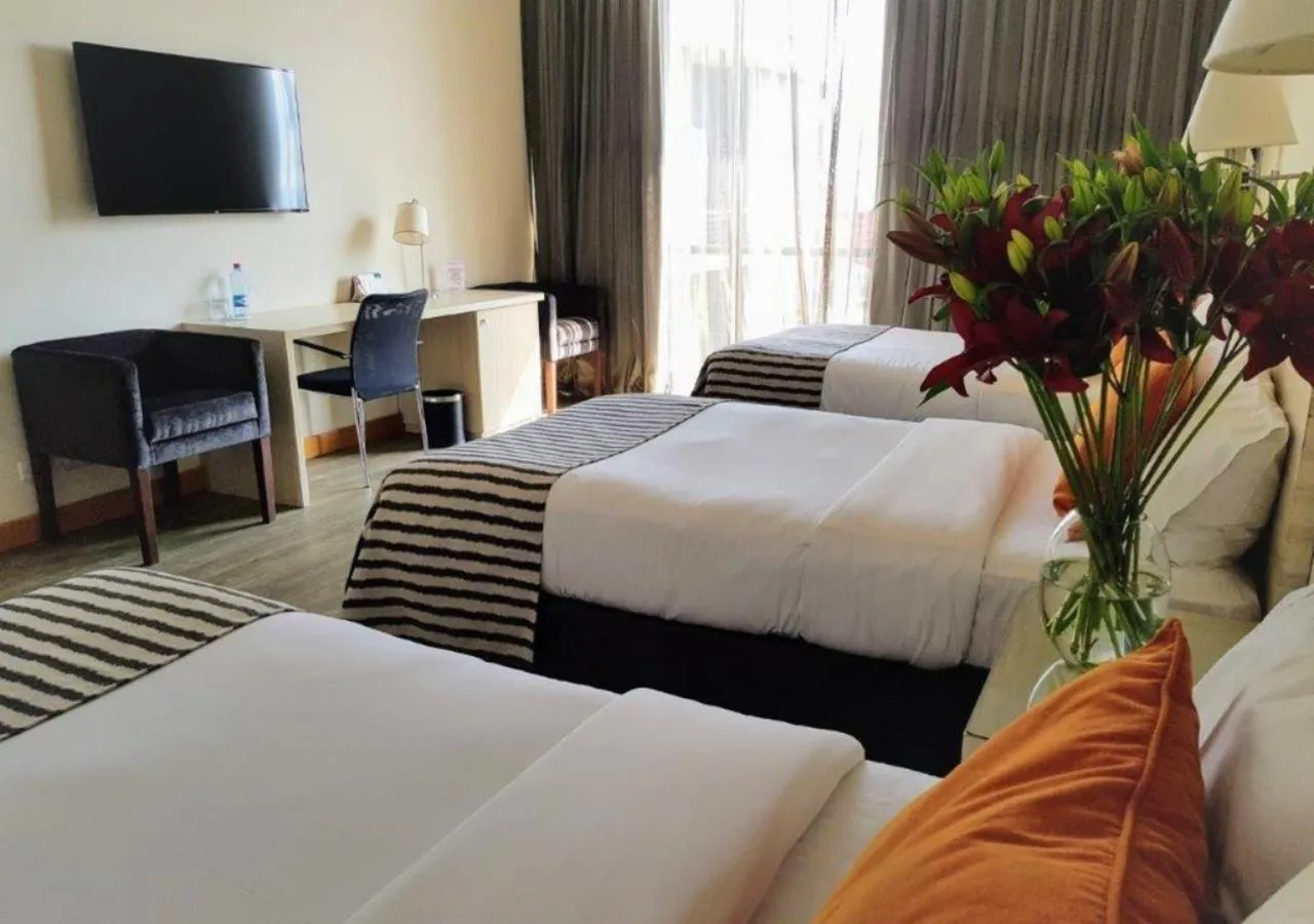 Bed in Hotel Casino Talca