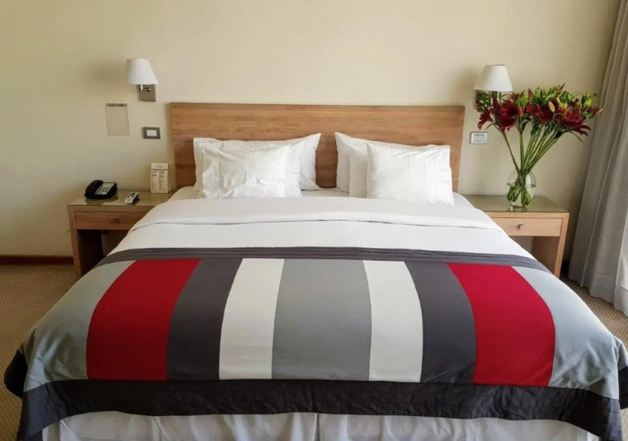 Bed in Hotel Casino Talca