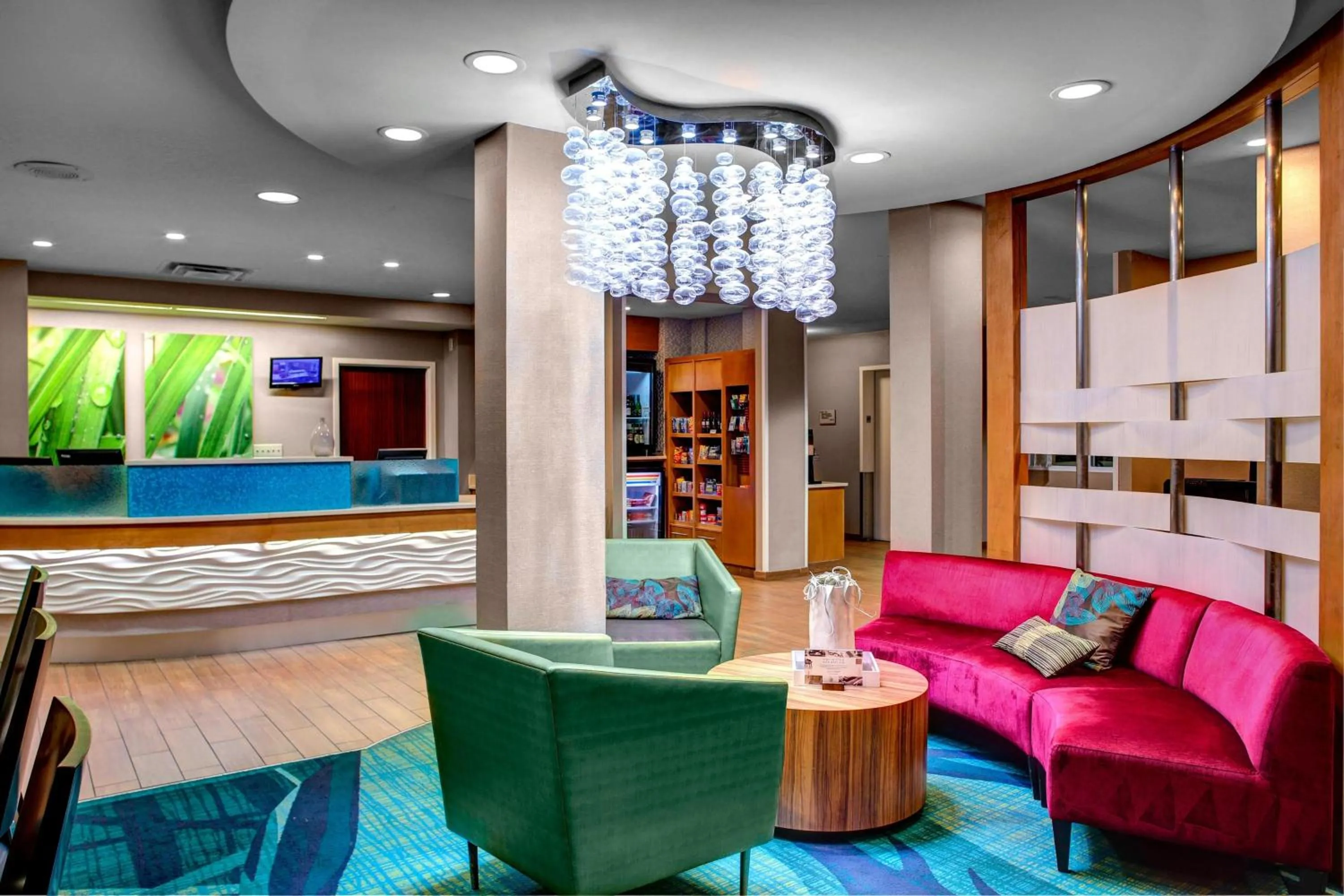 Lobby or reception in SpringHill Suites Columbus Airport Gahanna