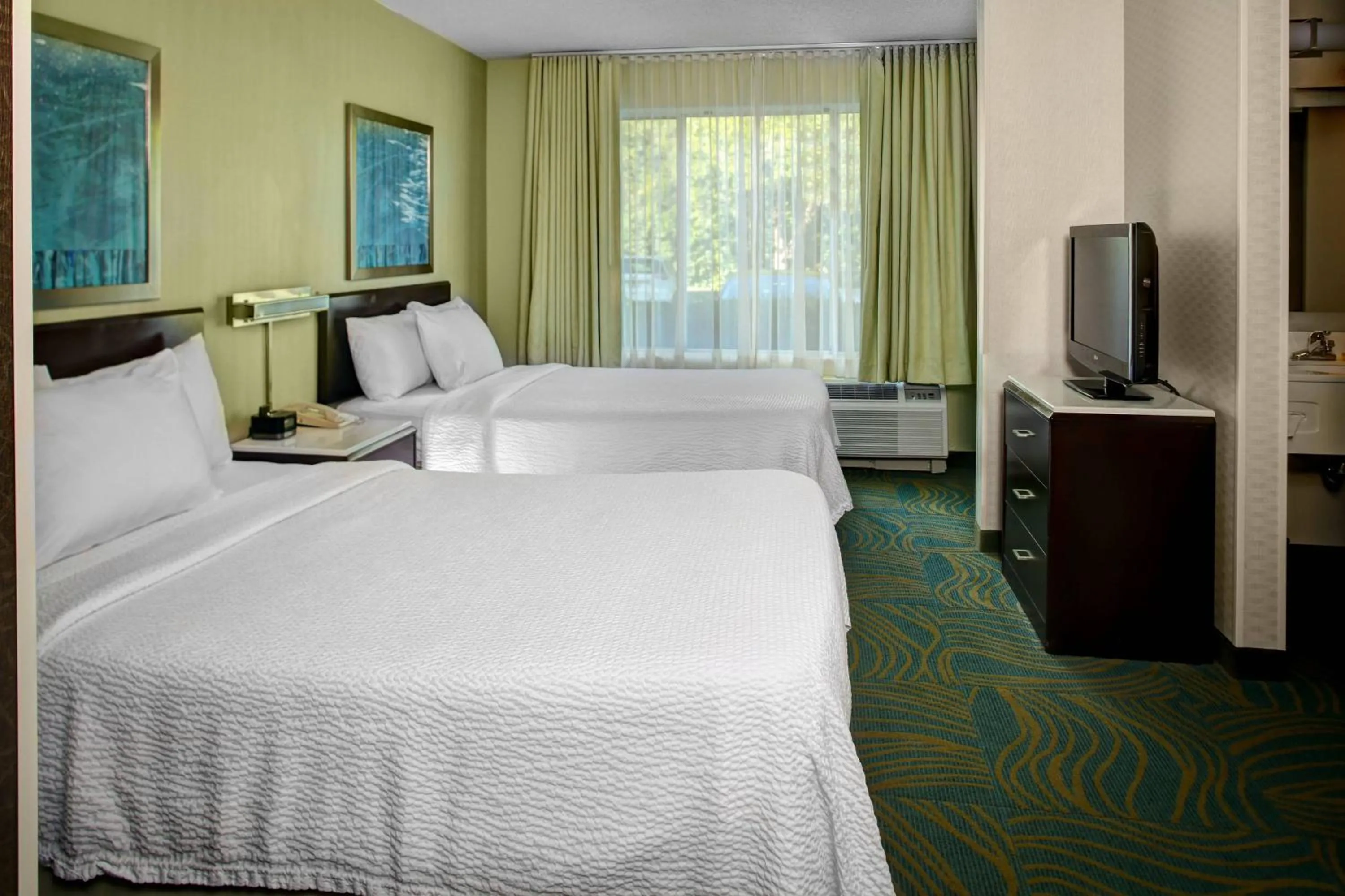 Bedroom, Bed in SpringHill Suites Columbus Airport Gahanna