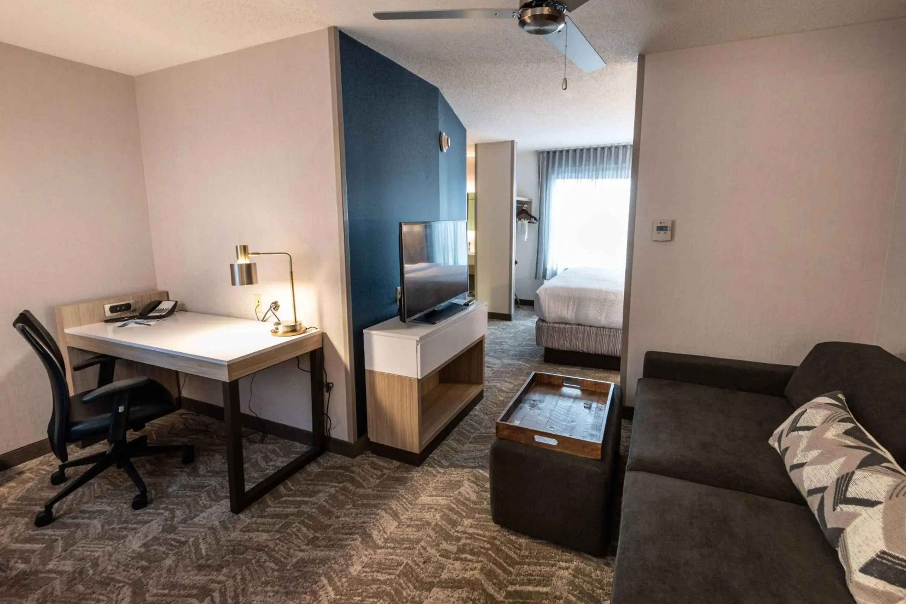 Newly Renovated, Suite, 1 King, Sofa bed (Mobility Accessible w/ Tub) in SpringHill Suites Columbus Airport Gahanna Newly Renovated, Suite, 1 King, Sofa bed (Mobility Accessible w/ Tub) in SpringHill Suites Columbus Airport Gahanna