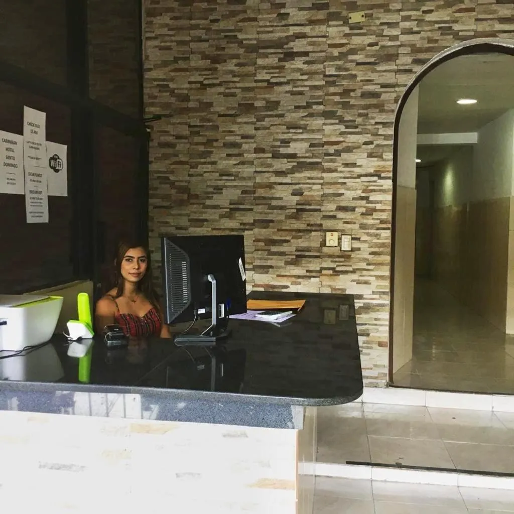 Lobby or reception in Caribbean Hotel Santo Domingo