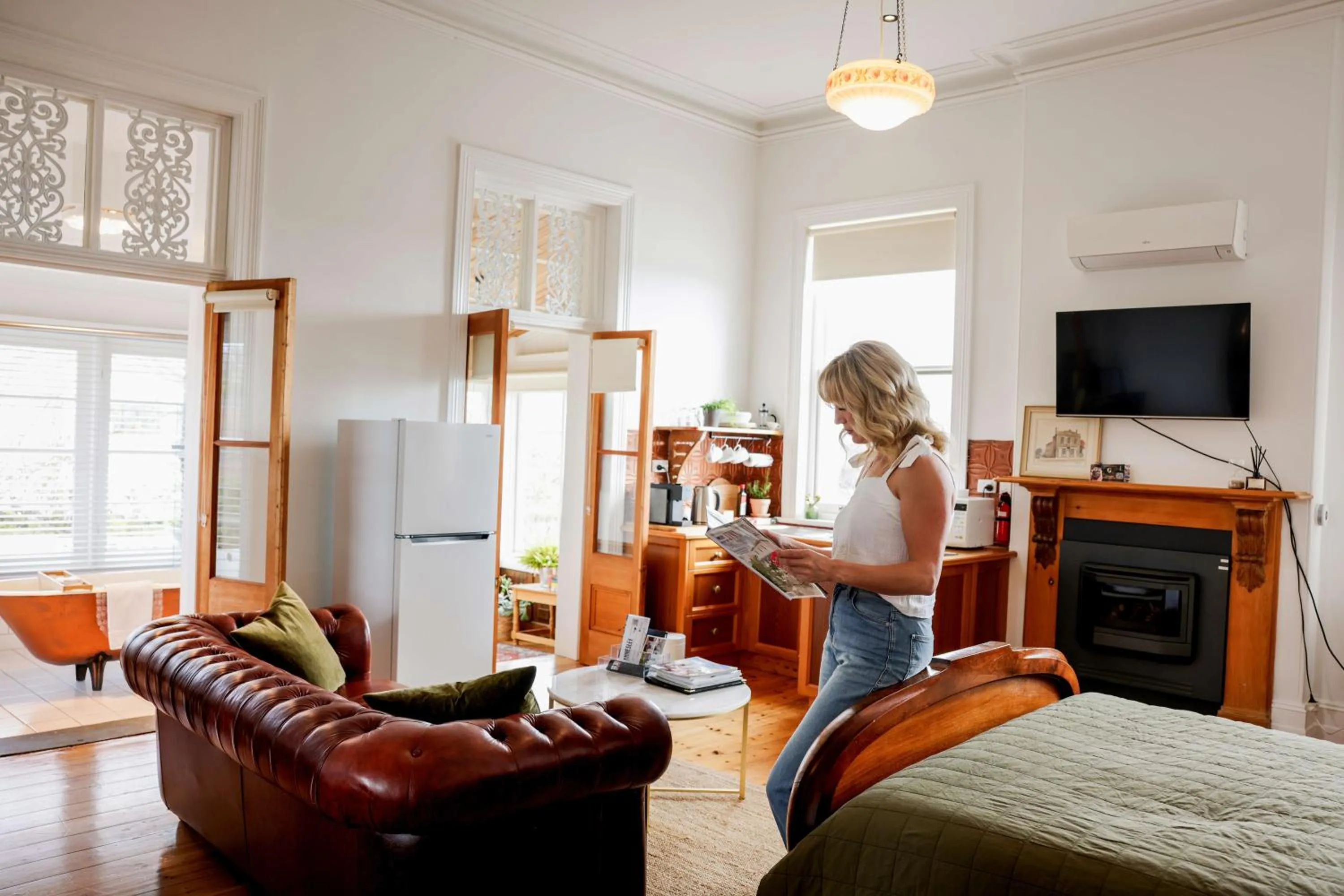 Living room in Annesley House