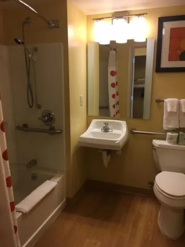 Shower in Hawthorn Extended Stay by Wyndham Cincinnati NE Mason