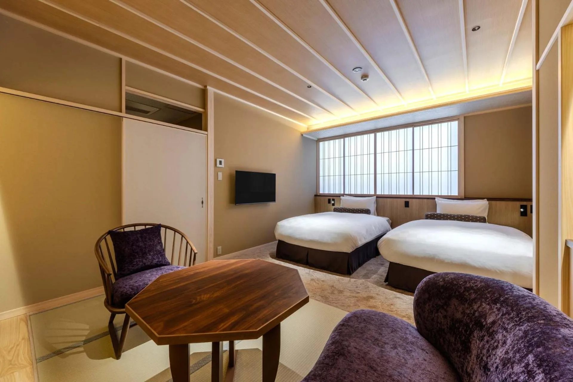 Photo of the whole room, Bed in Kyoto Ryokan SAKANOUE