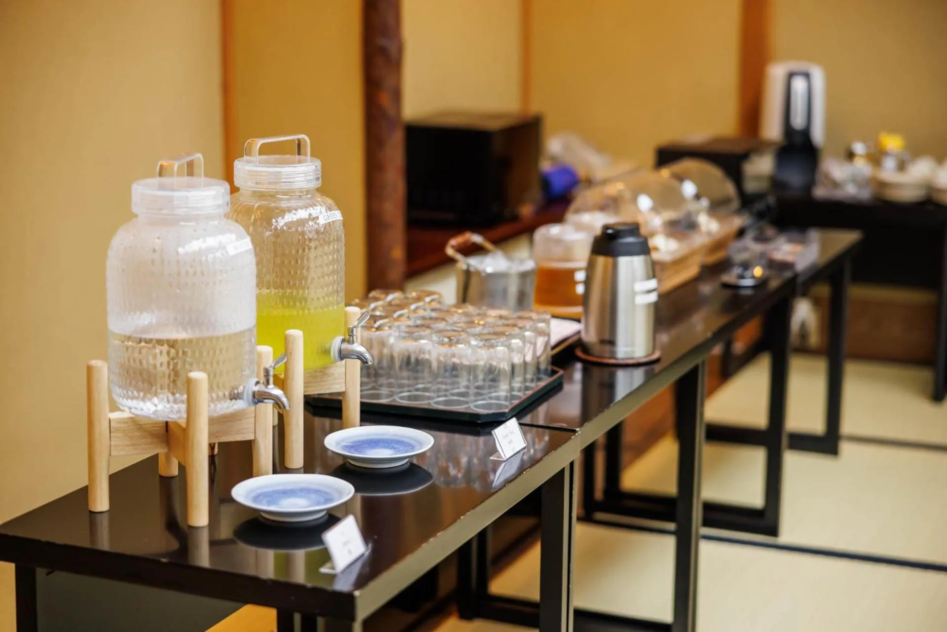 Food and drinks in Kyoto Ryokan SAKANOUE