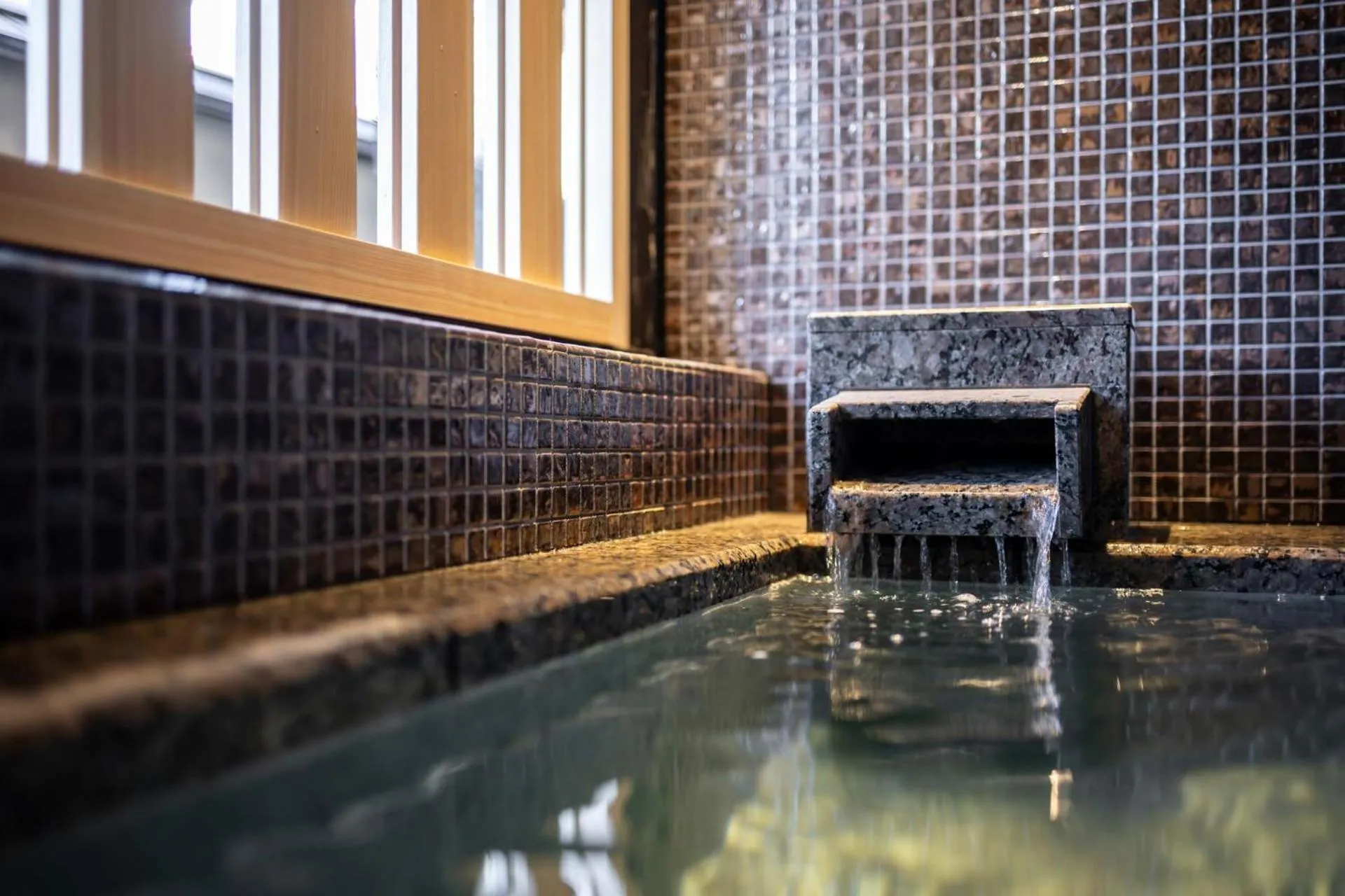 Open Air Bath in Kyoto Ryokan SAKANOUE