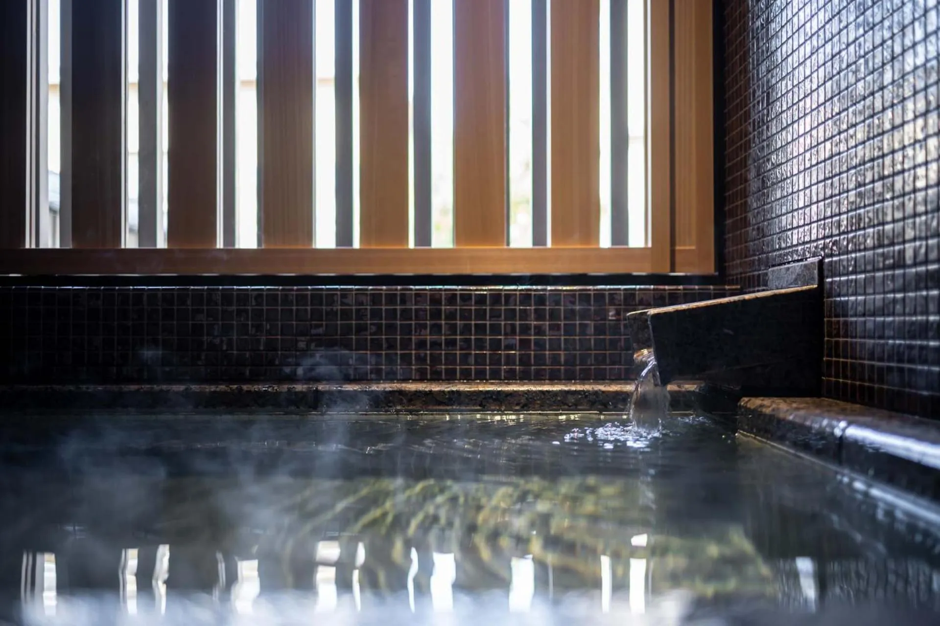 Open Air Bath in Kyoto Ryokan SAKANOUE