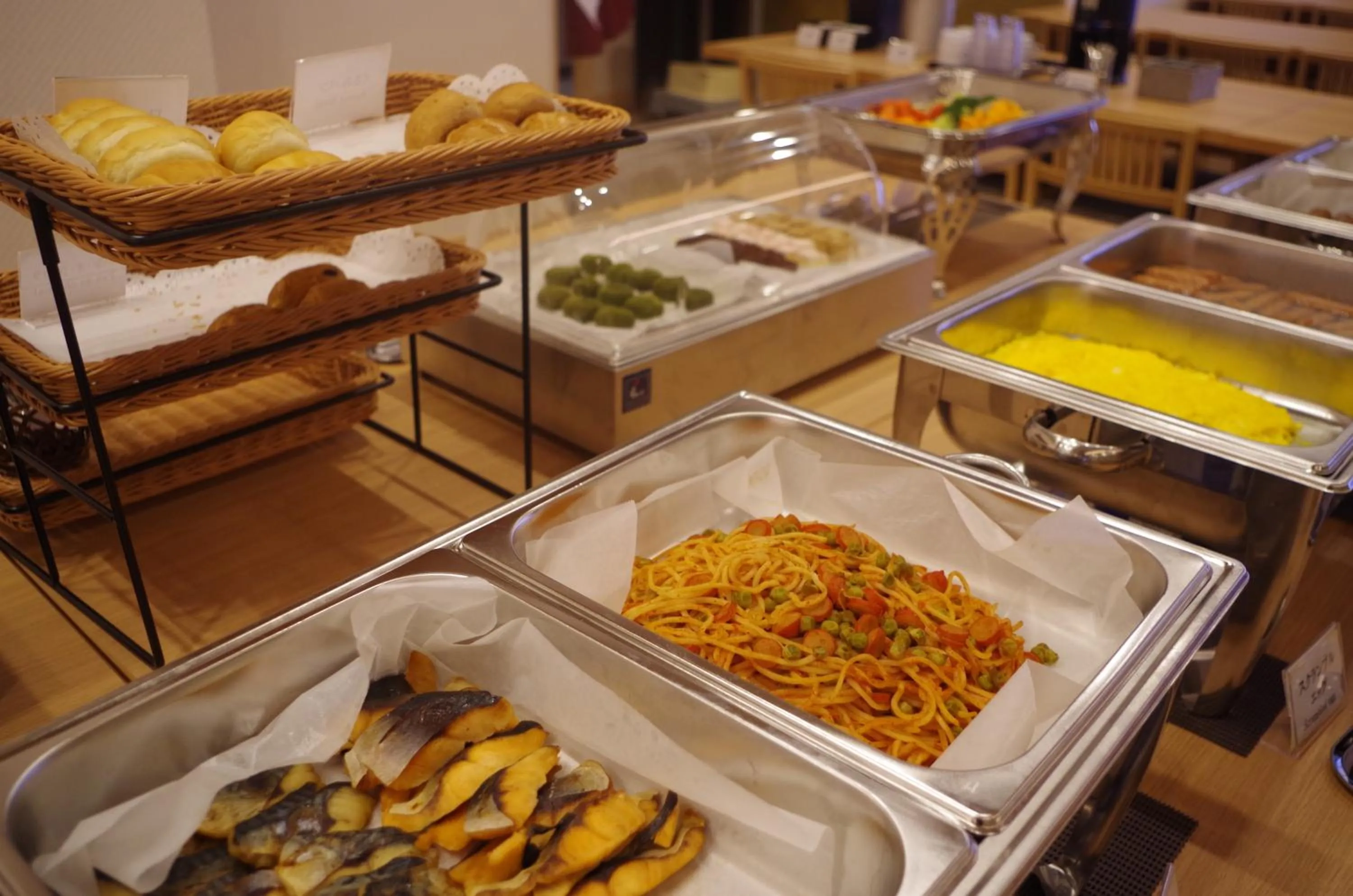 Buffet breakfast in Ryokan Sanoya