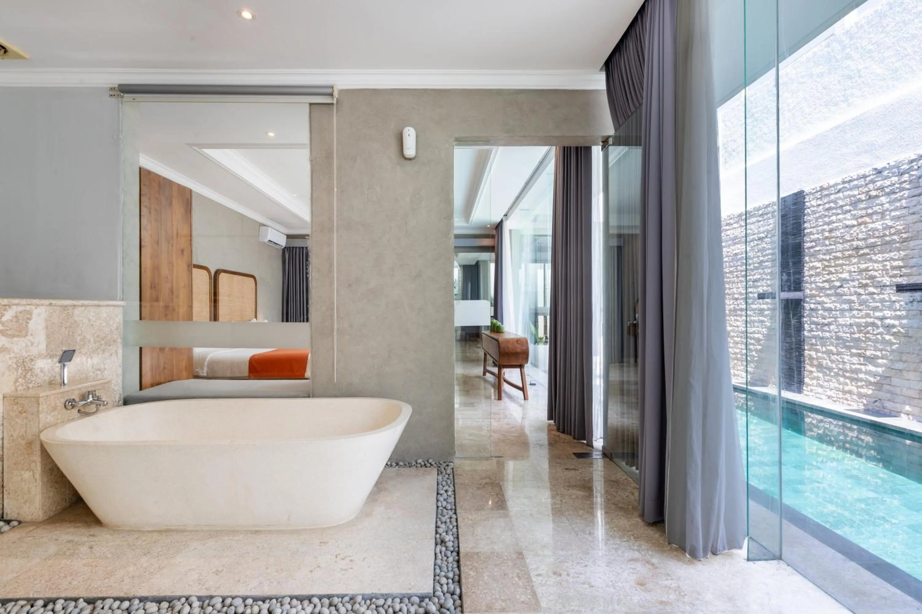 Bathroom in Nunamkhalu Private Villa and Spa