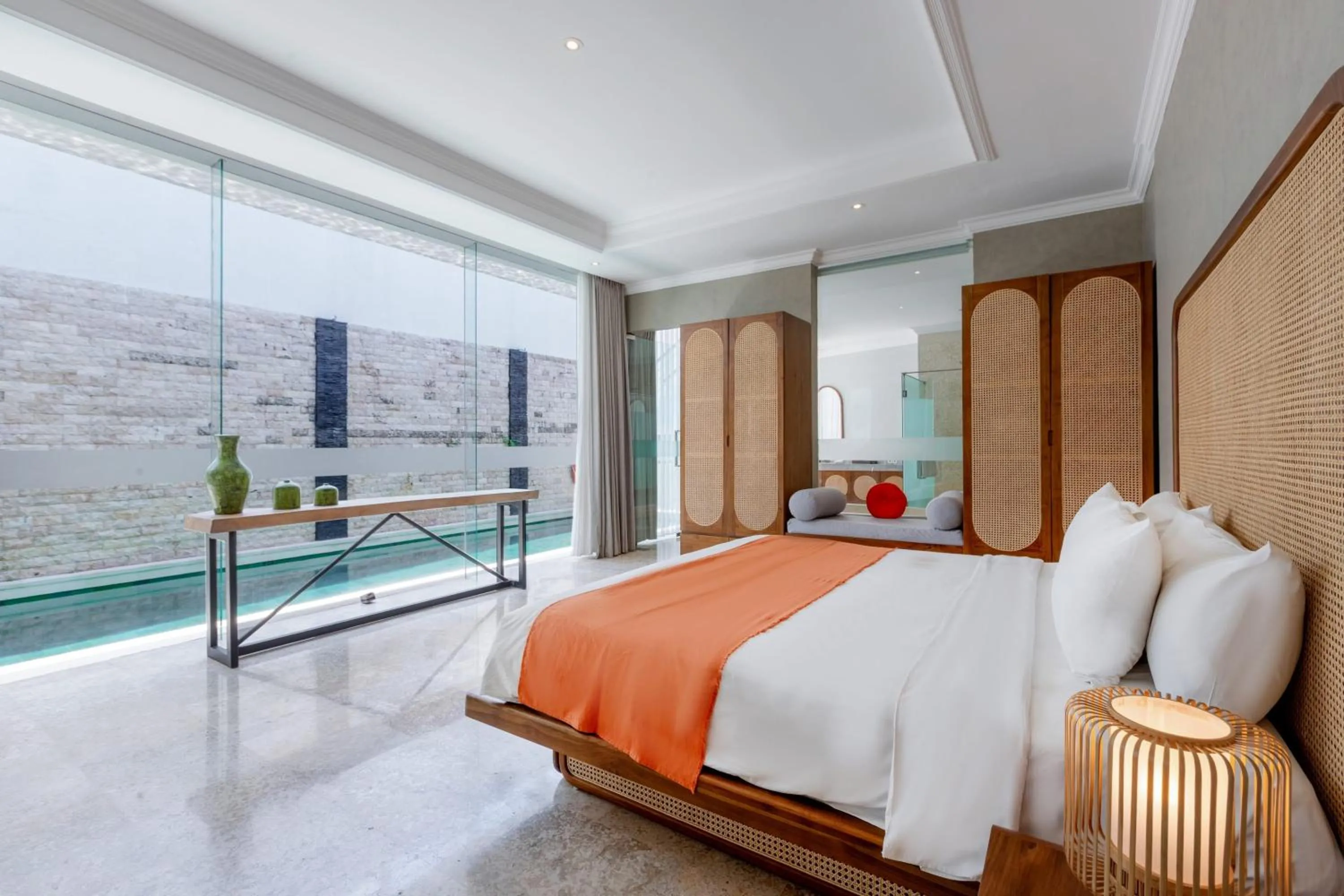 Bed in Nunamkhalu Private Villa and Spa