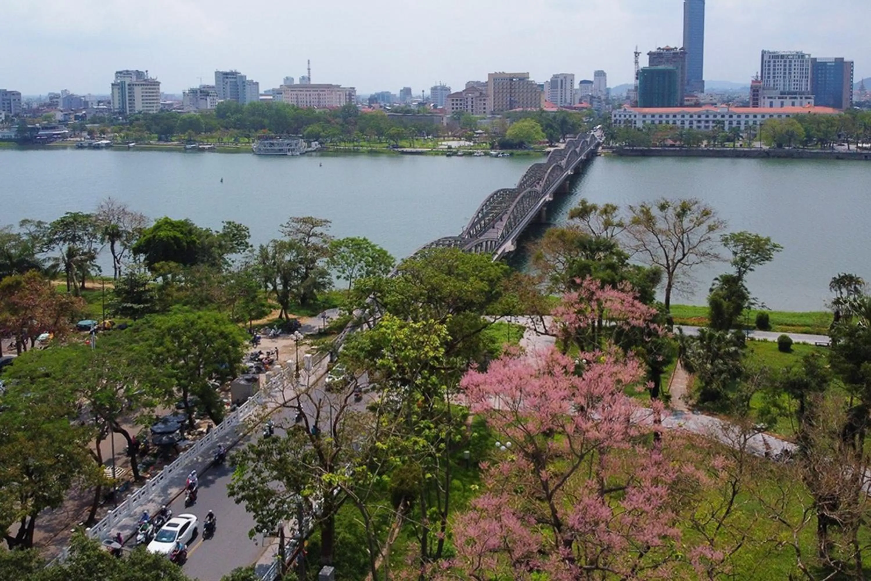 Bird's eye view in Hue Nino Hotel