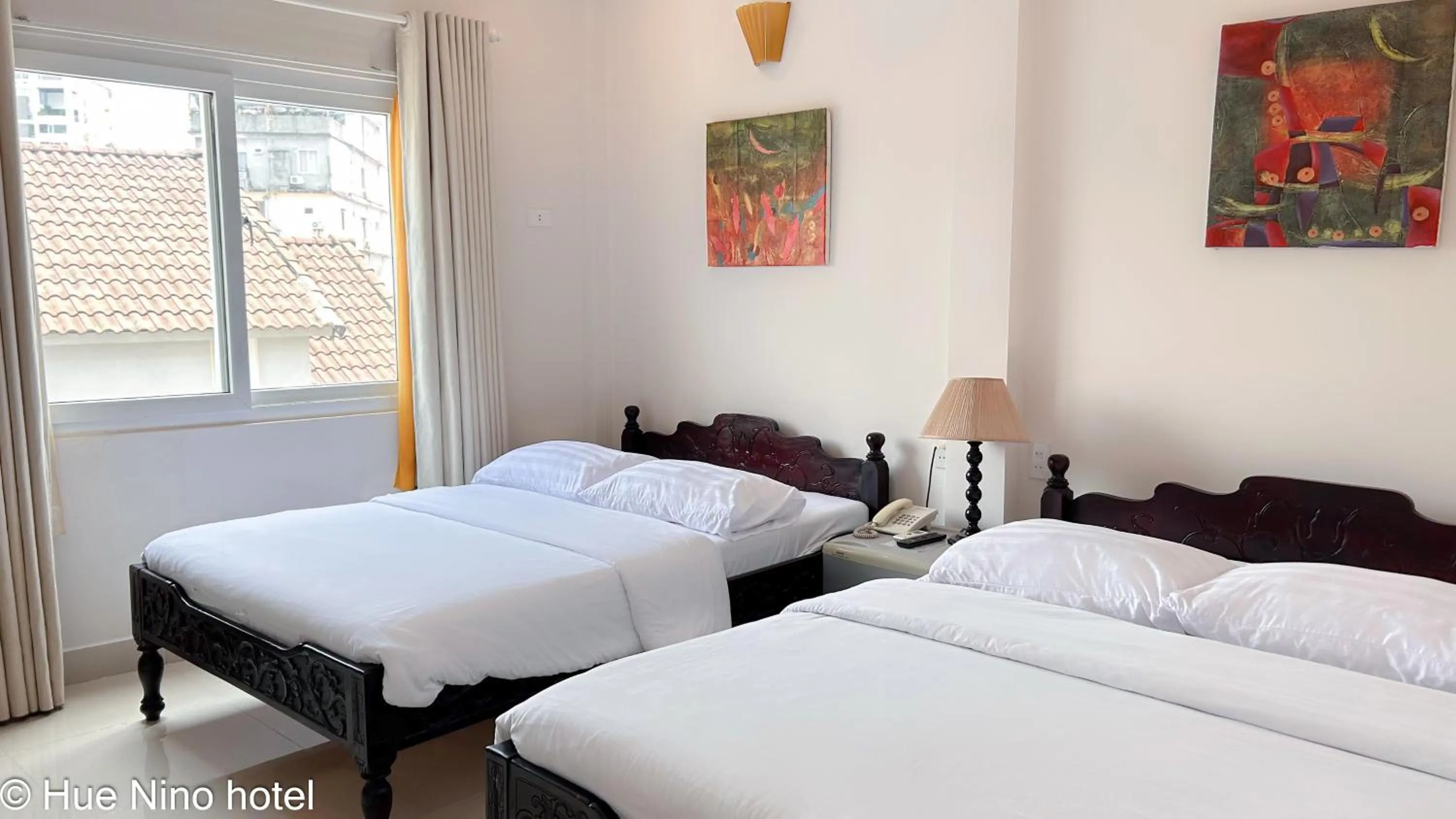 Patio, Bed in Hue Nino Hotel