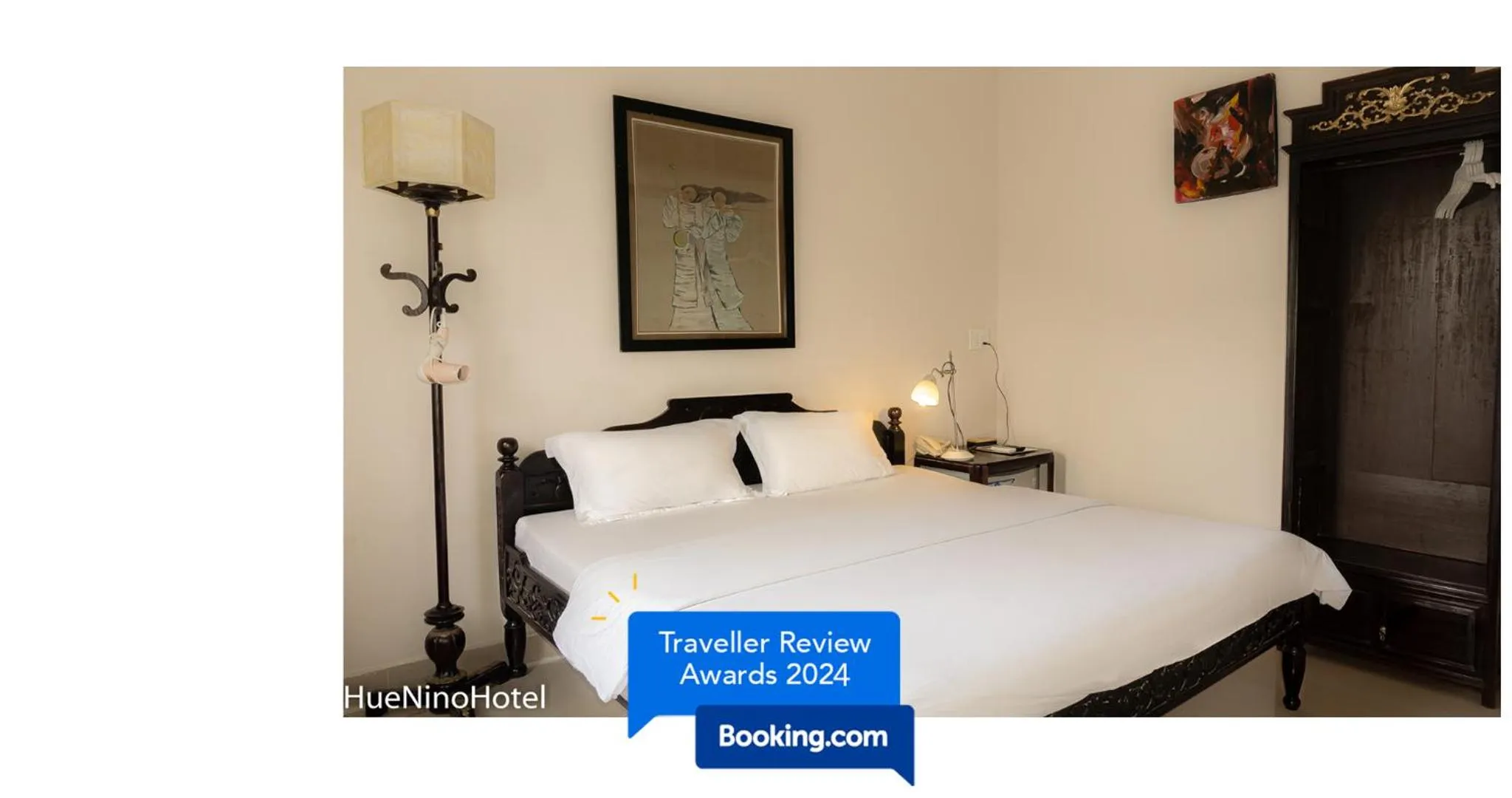 Bed in Hue Nino Hotel