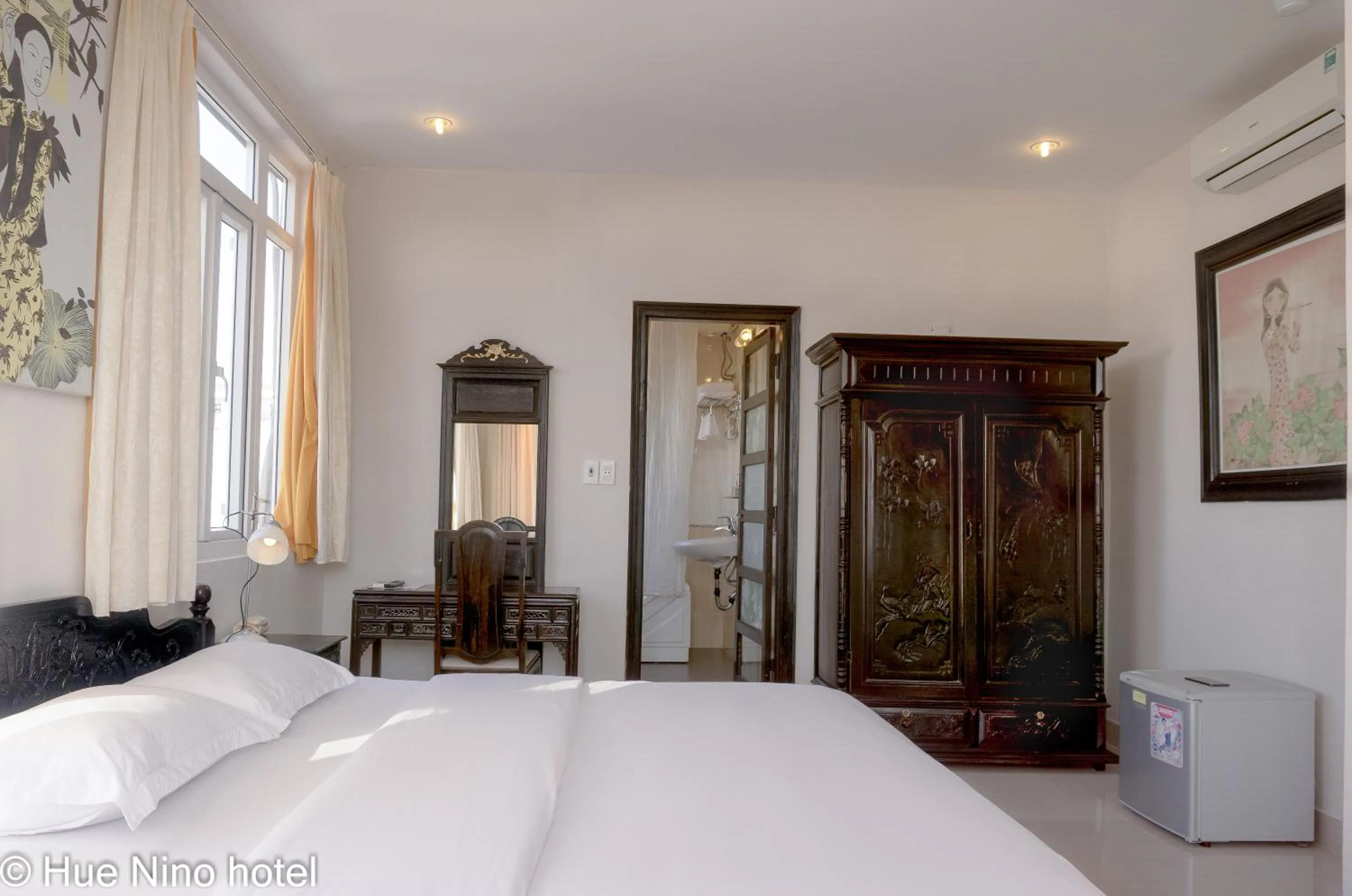 Bed in Hue Nino Hotel