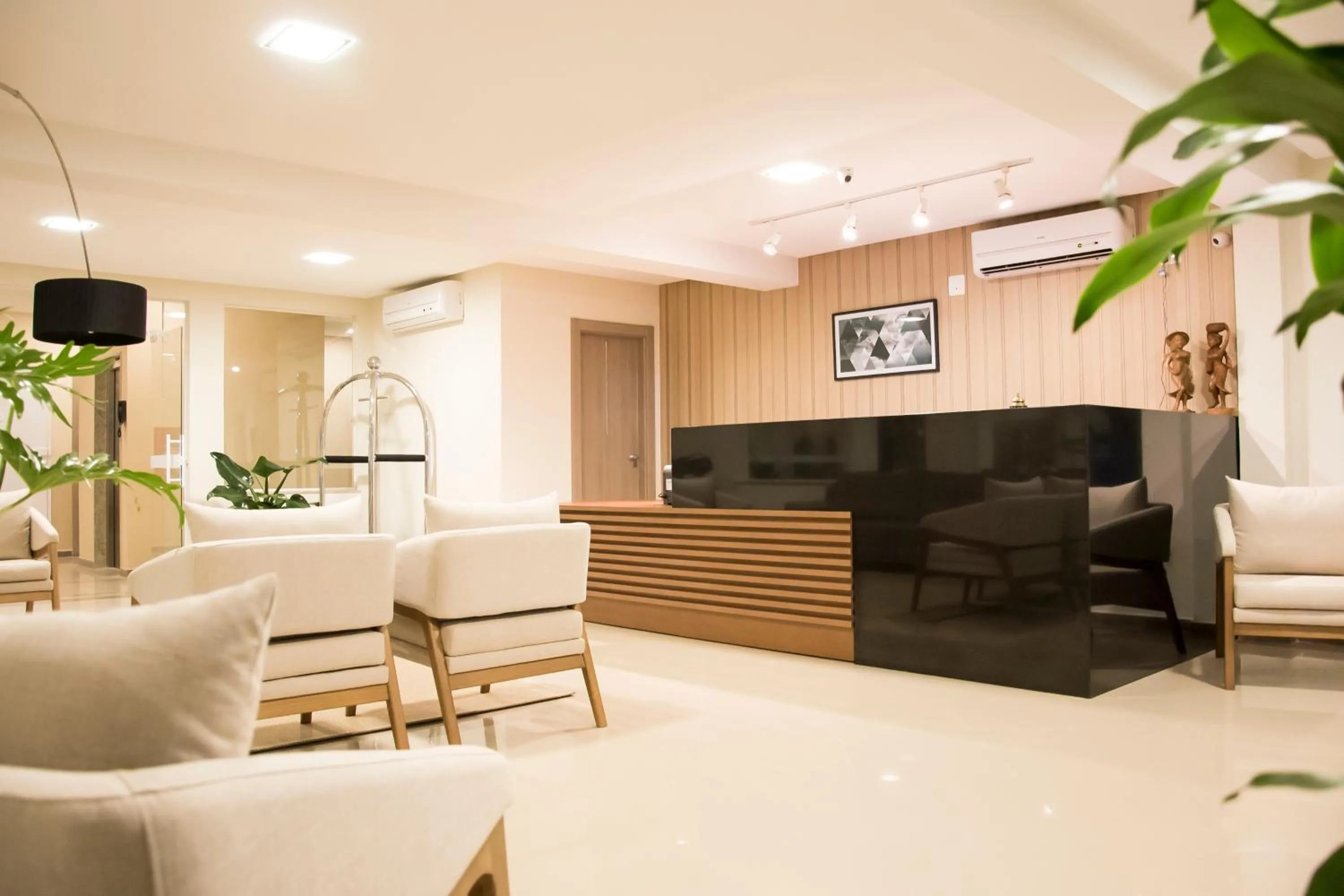 Lobby or reception in Paracambi Top Hotel