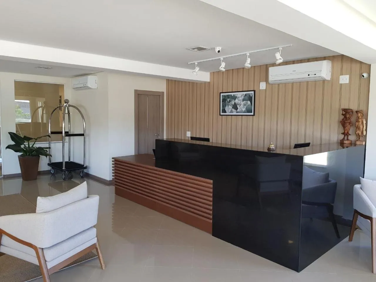 Lobby or reception in Paracambi Top Hotel