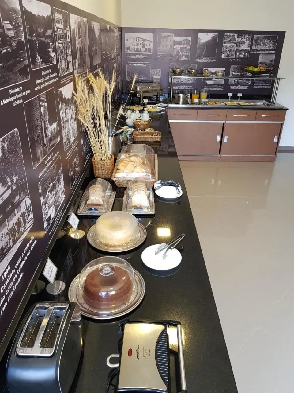 Buffet breakfast in Paracambi Top Hotel