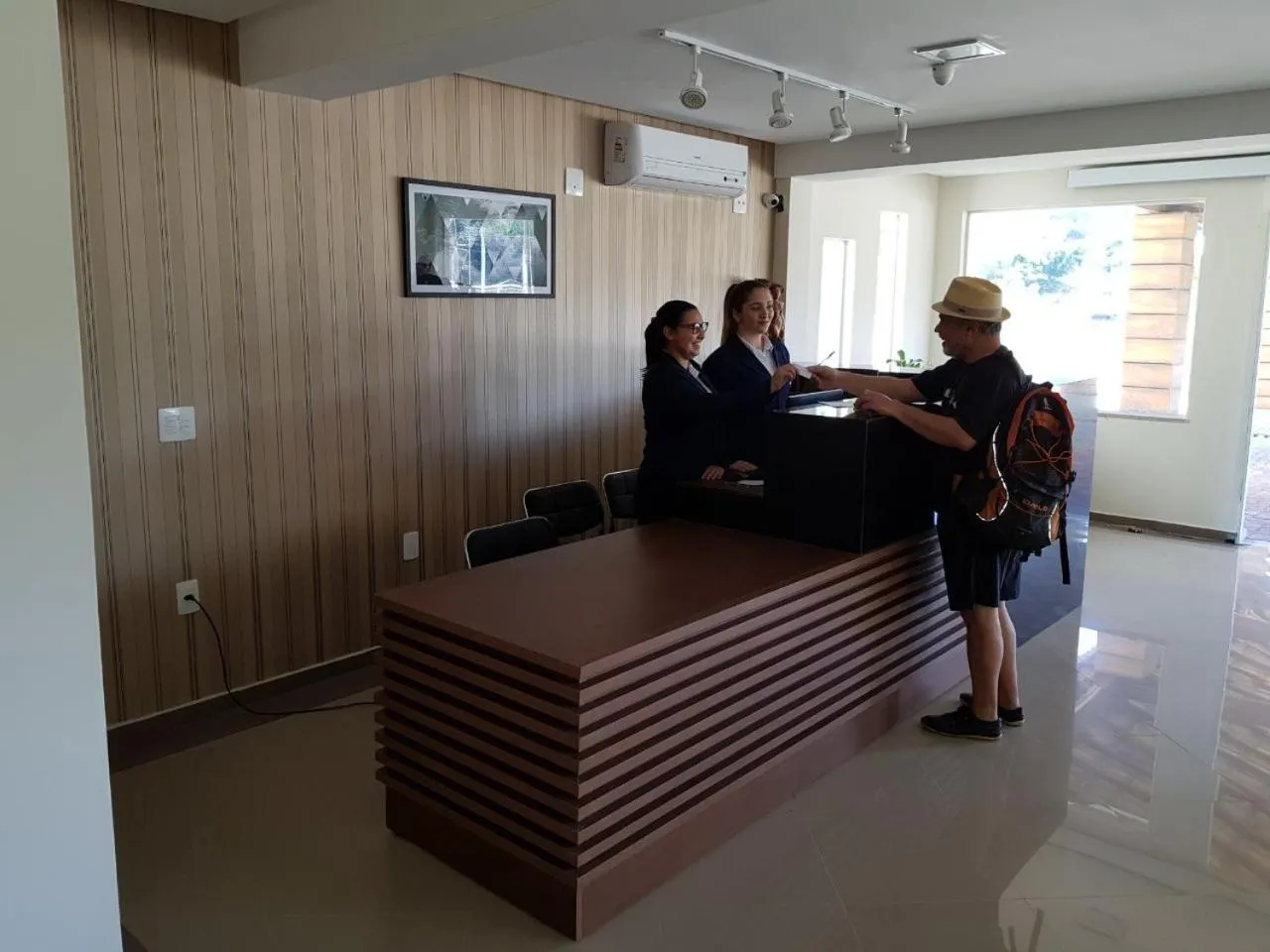 Lobby or reception in Paracambi Top Hotel