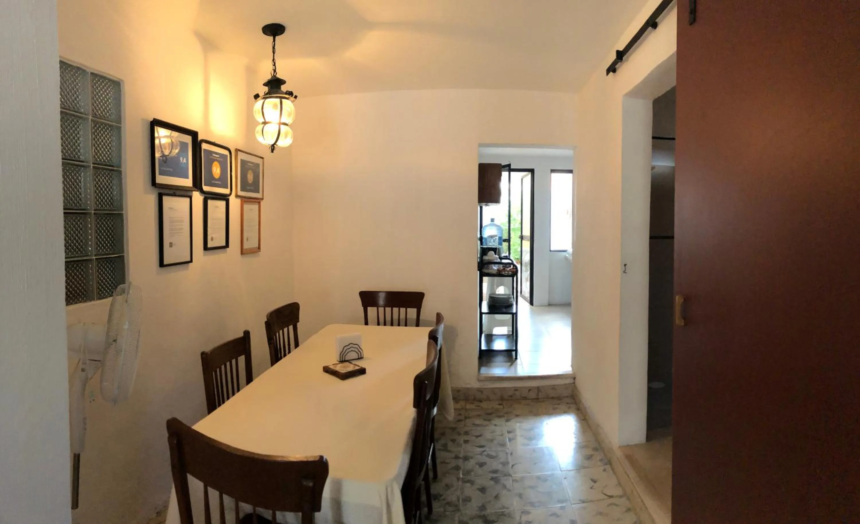 Seating area in La Casa del Chac