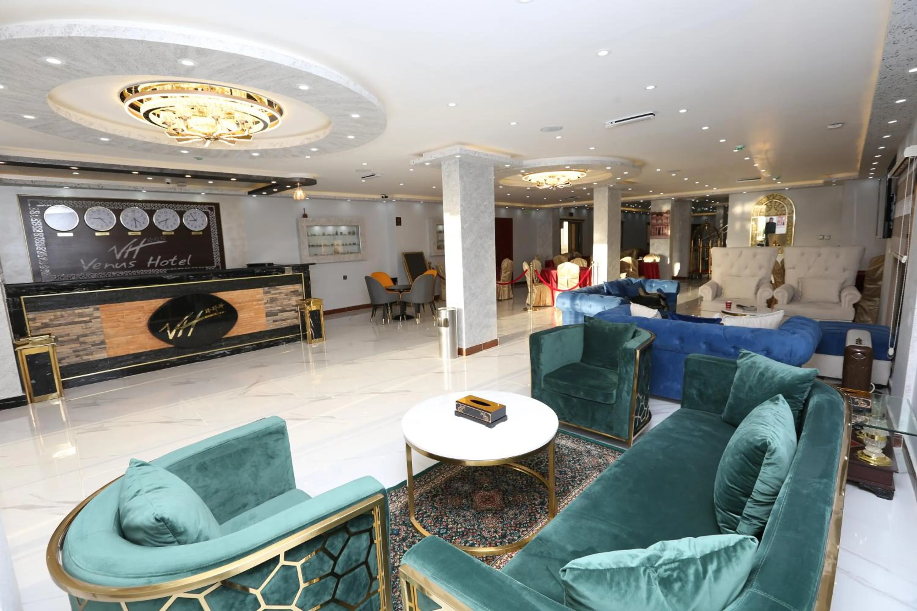 Lobby or reception in Venus Hotel
