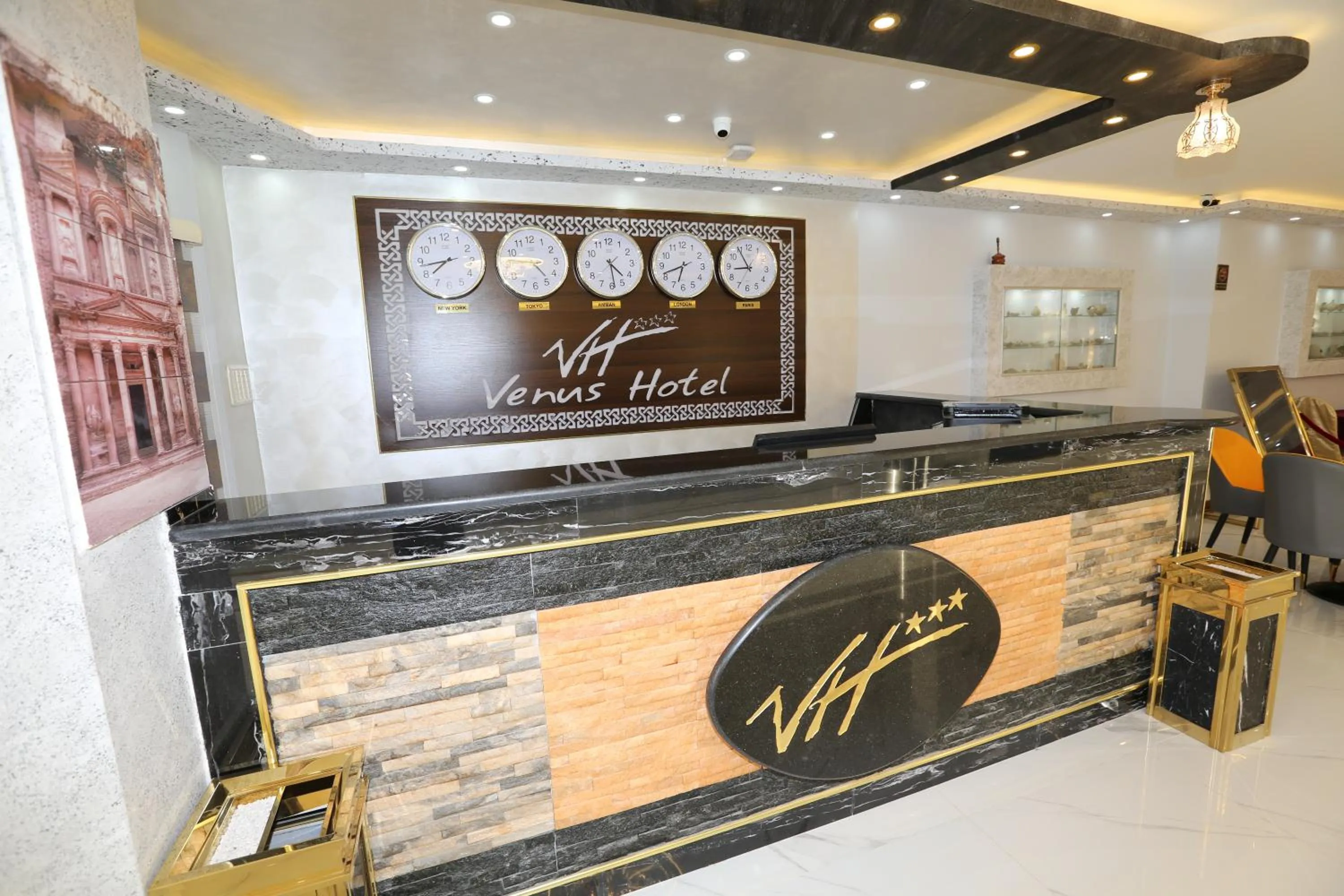 Lobby or reception in Venus Hotel