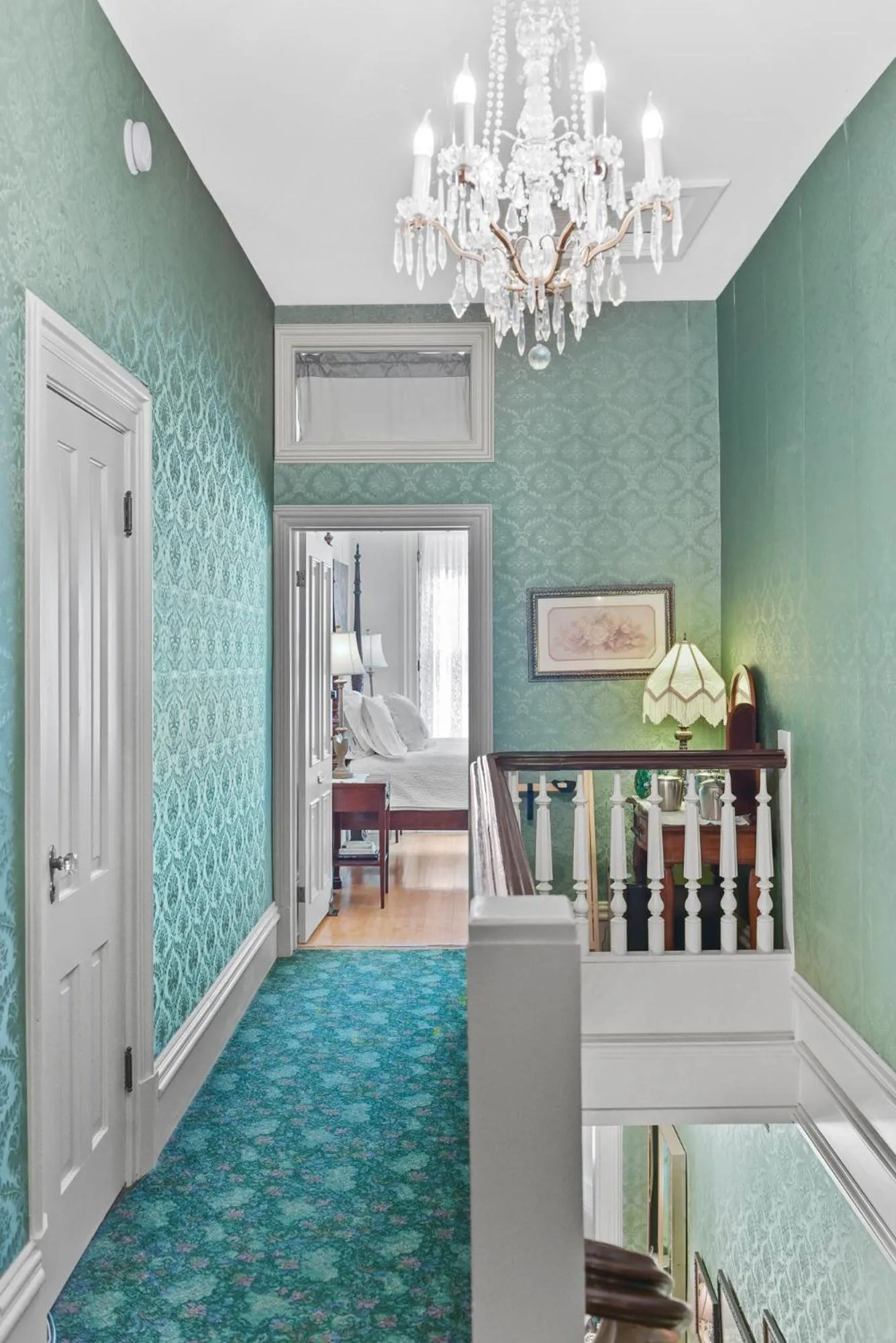 Bed in The Foxglove Inn