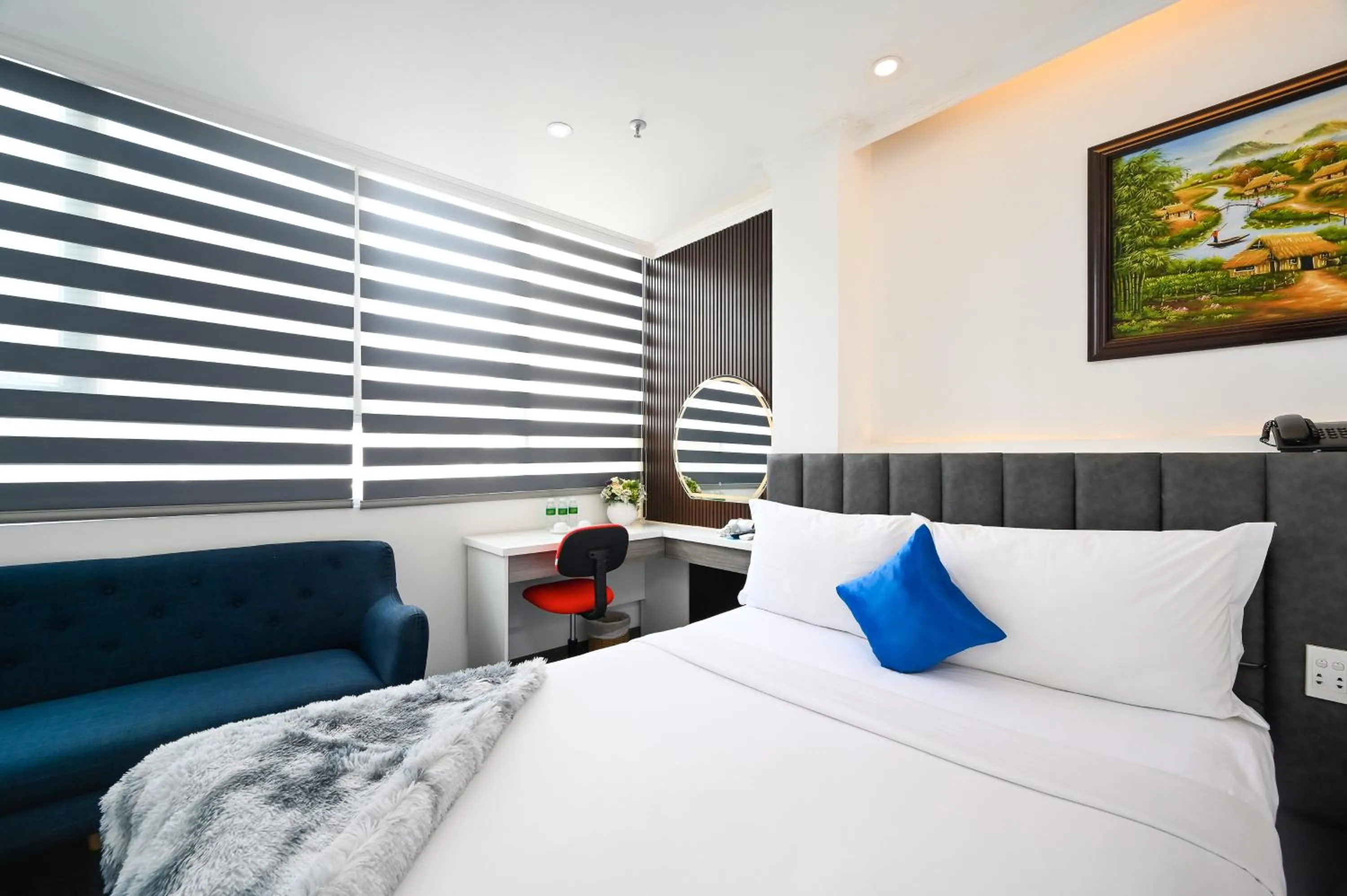 Photo of the whole room, Bed in Ruby Saigon Hotel - Ben Thanh