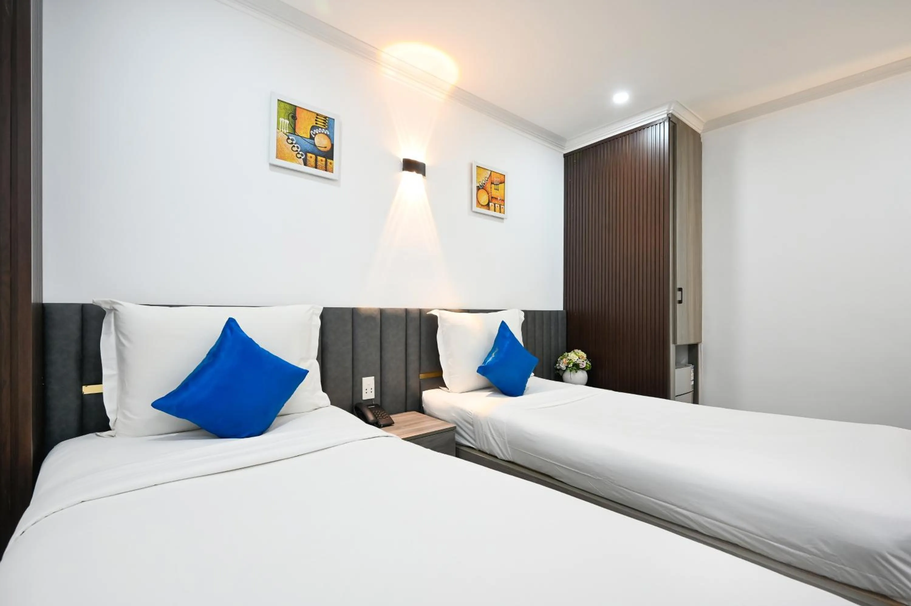 Photo of the whole room, Bed in Ruby Saigon Hotel - Ben Thanh