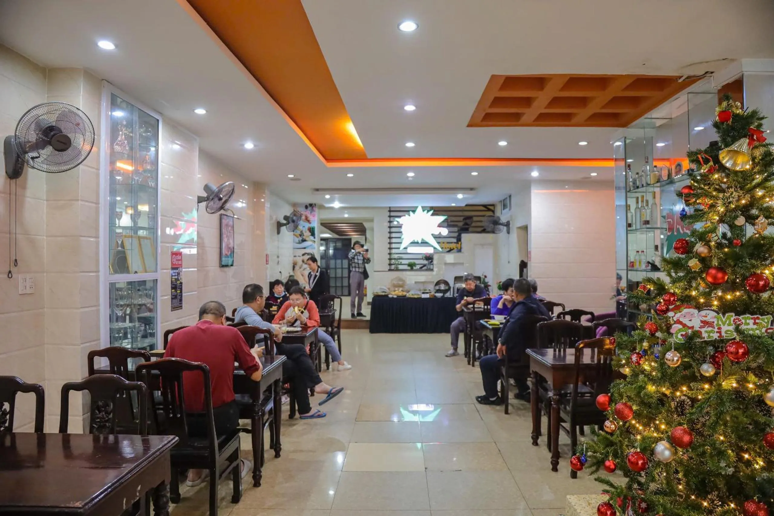 group of guests in DMZ Hotel