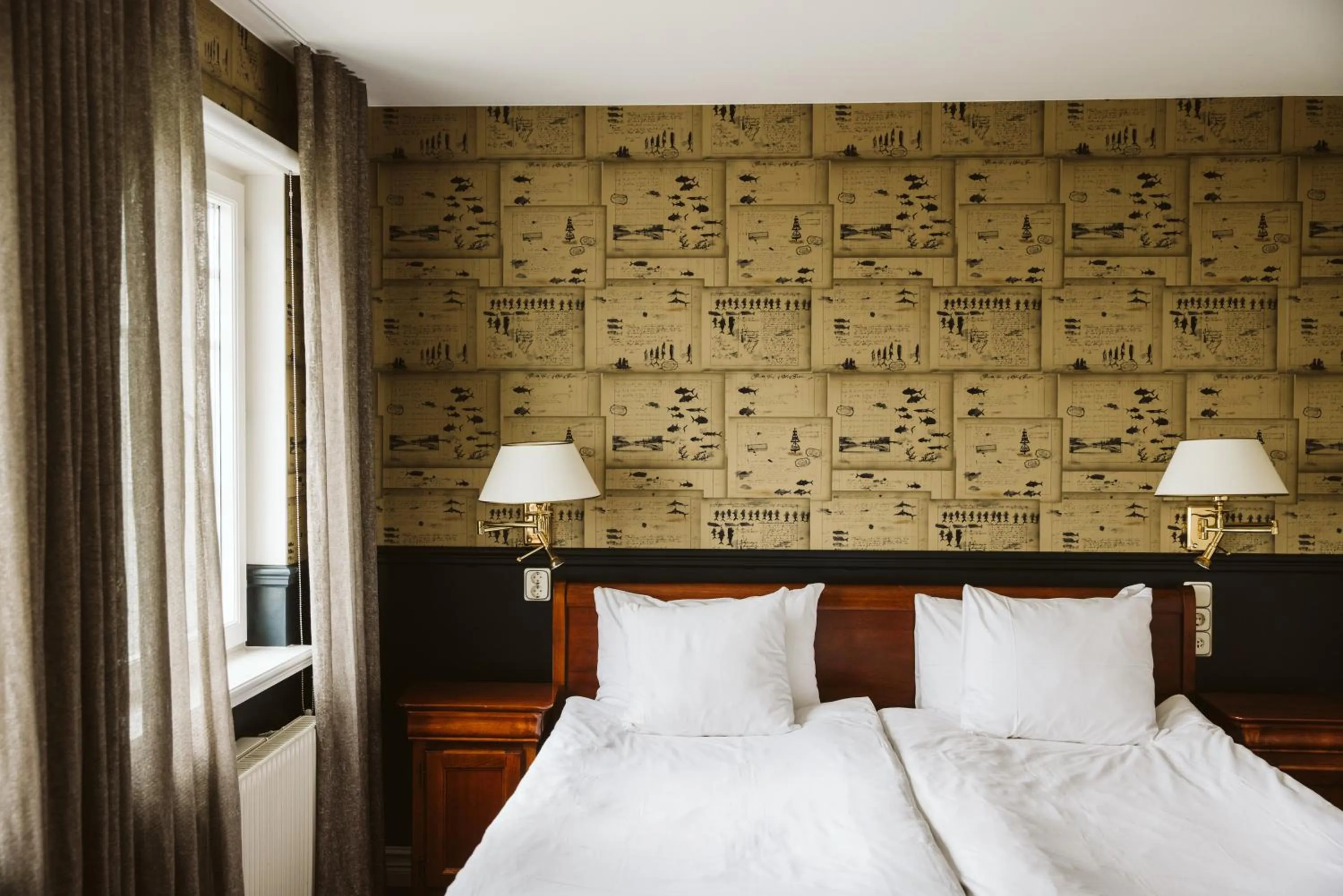 Bed in Hotel Rusthållargården