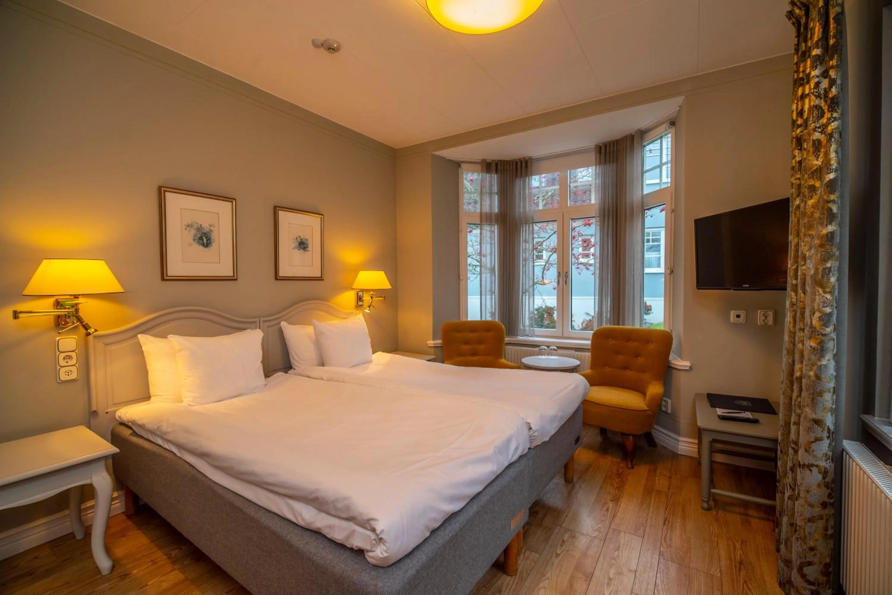 Bed in Hotel Rusthållargården