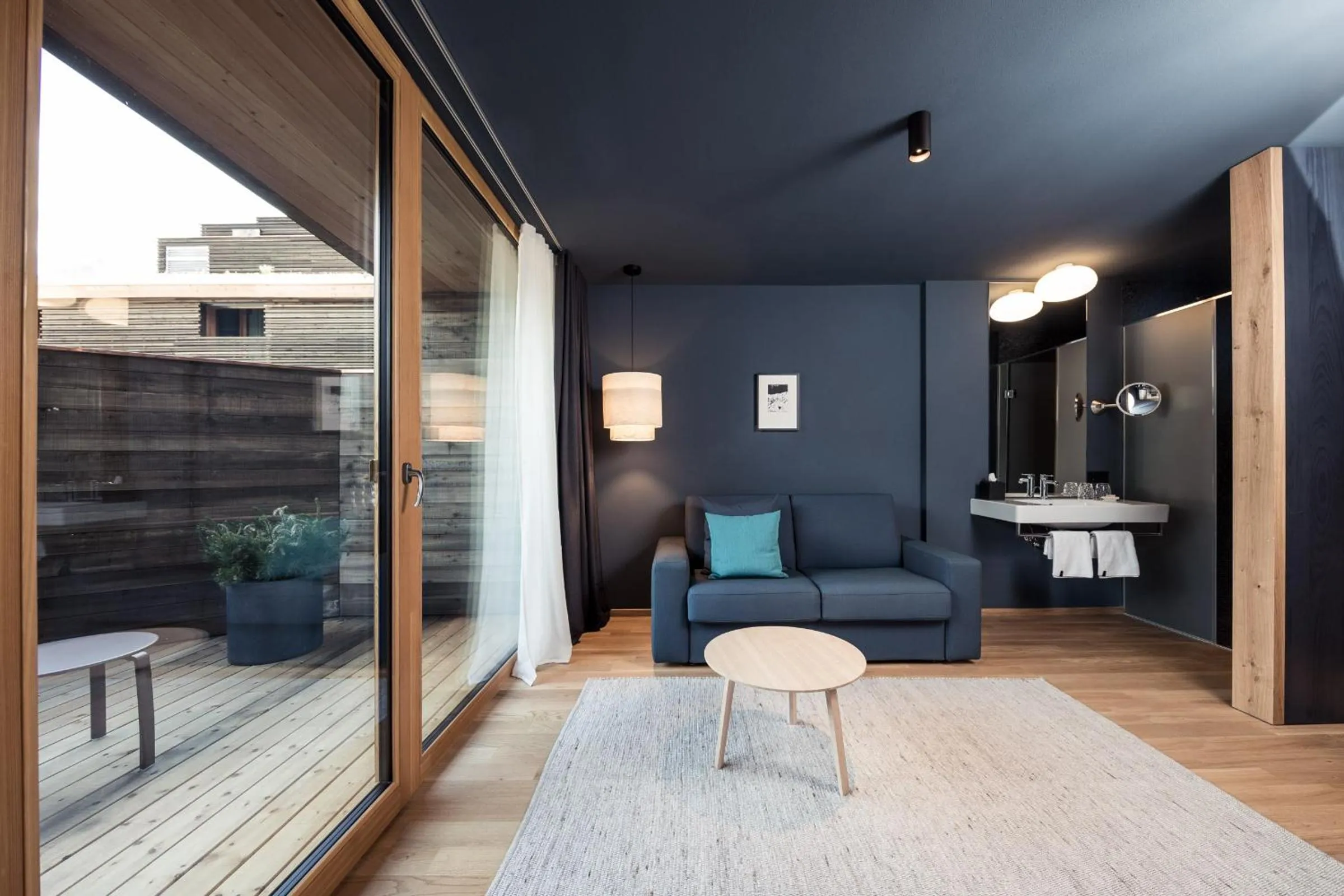 Seating area in Hotel Lamm