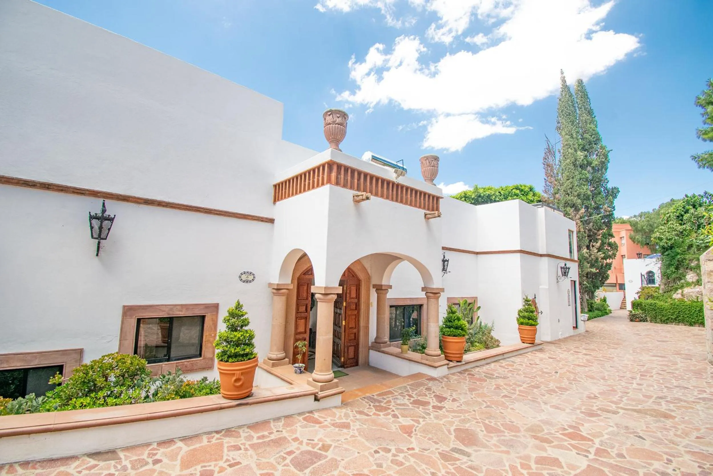 Patio in Casa Estrella de la Valenciana Hotel Boutique
