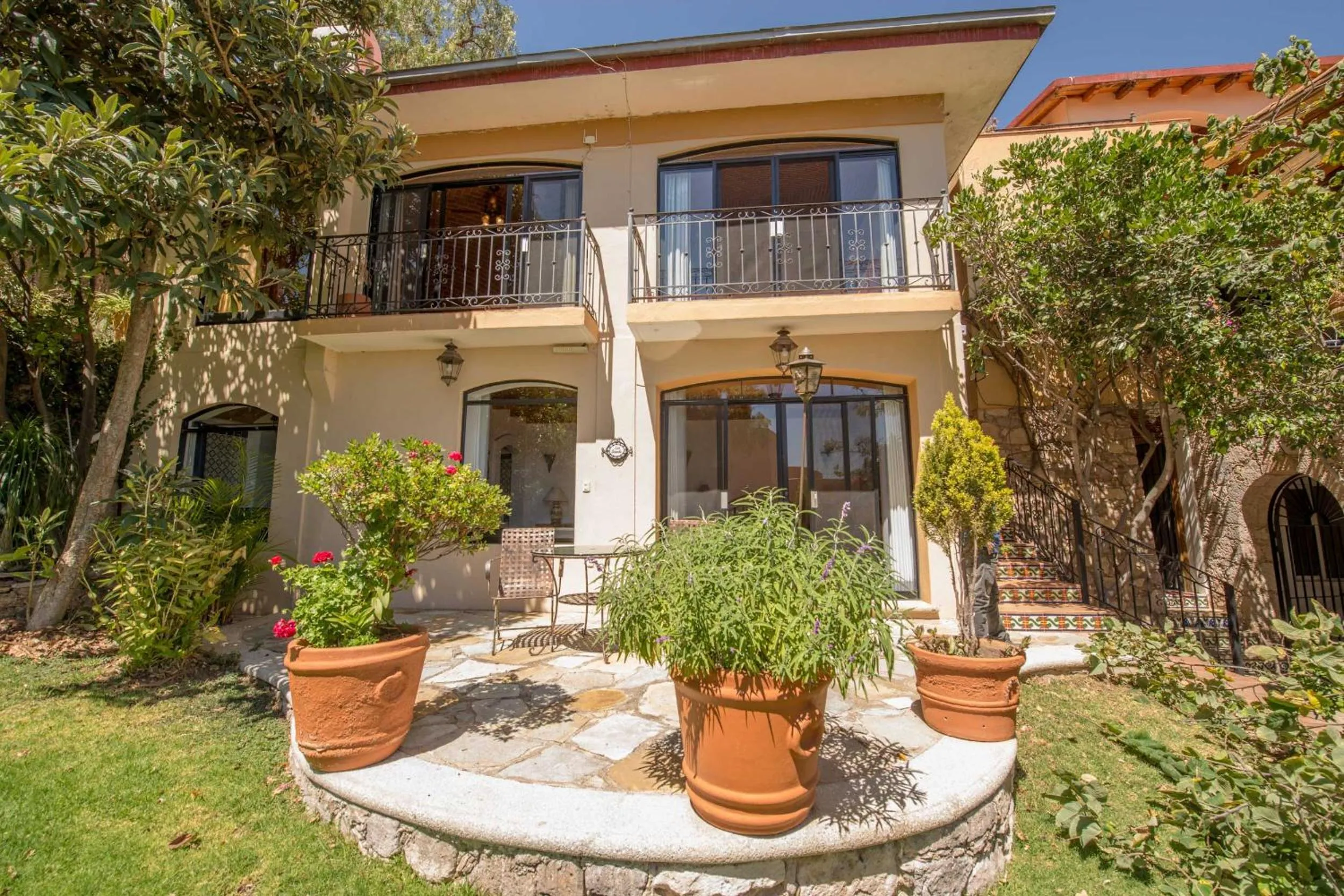 Patio in Casa Estrella de la Valenciana Hotel Boutique