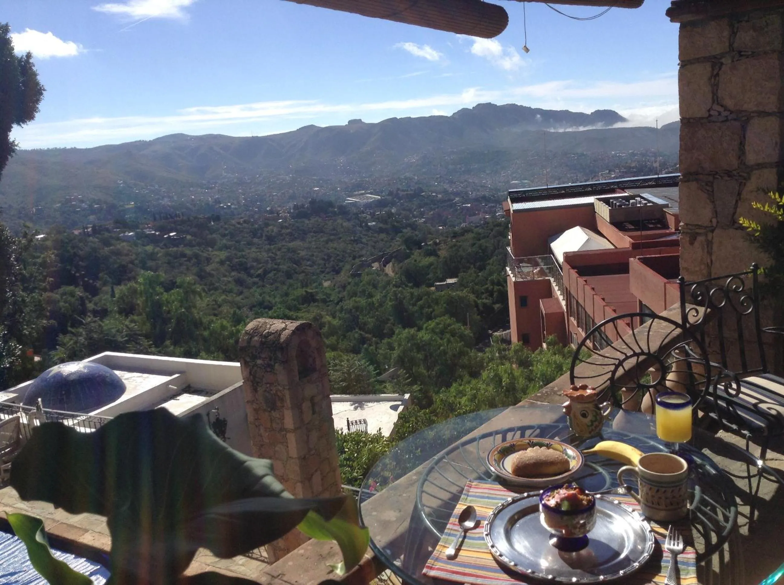 Balcony/Terrace in Casa Estrella de la Valenciana Hotel Boutique