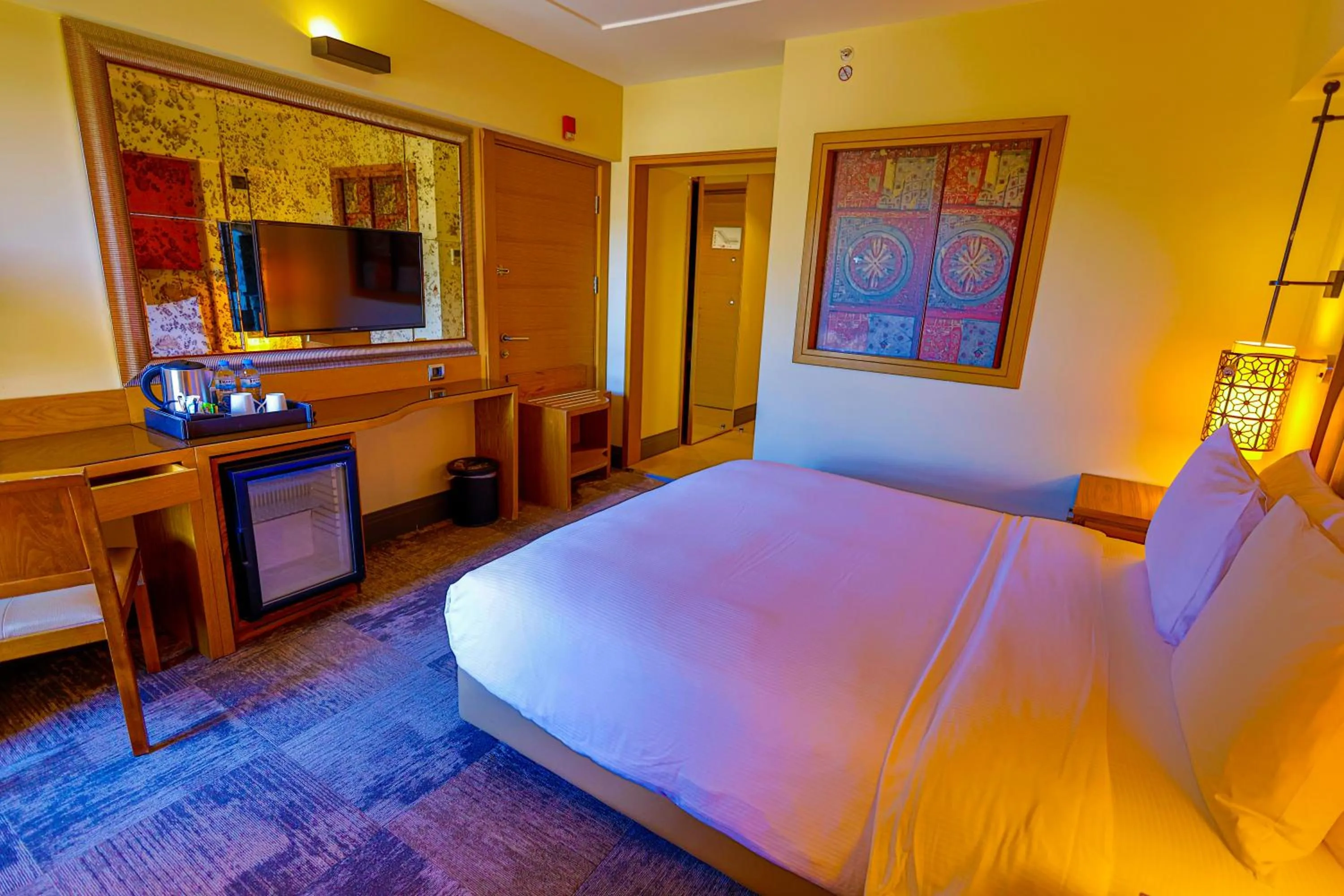 Bed in DoubleTree By Hilton Avanos Cappadocia