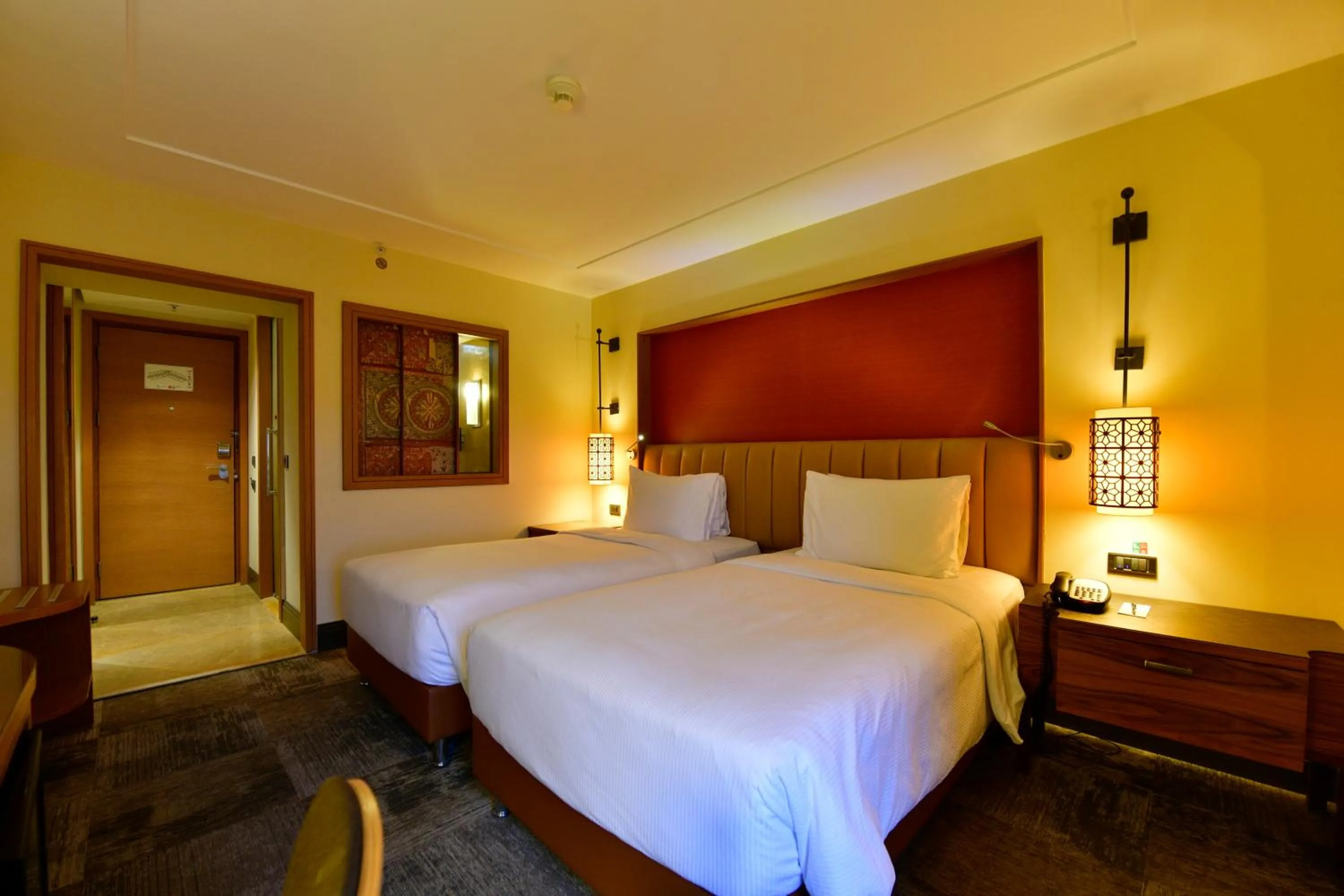 Bed in DoubleTree By Hilton Avanos Cappadocia