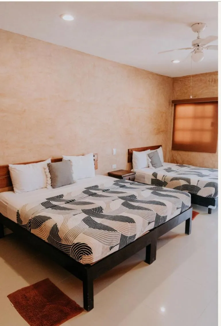 Bed in posada Don Antonio